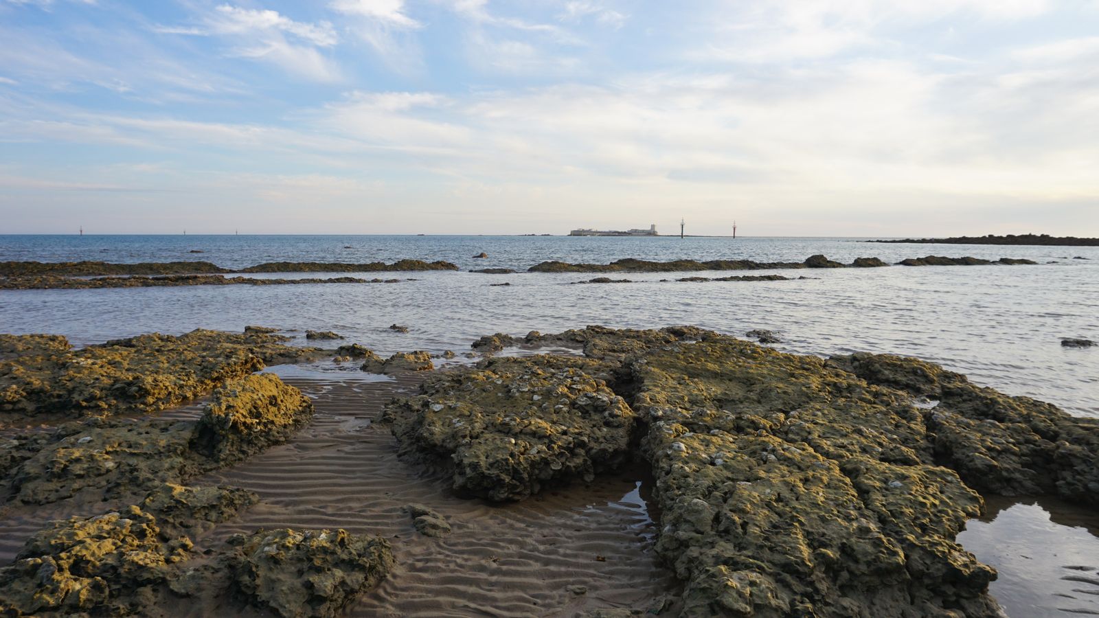 Piscinas naturales en Sancti Petri