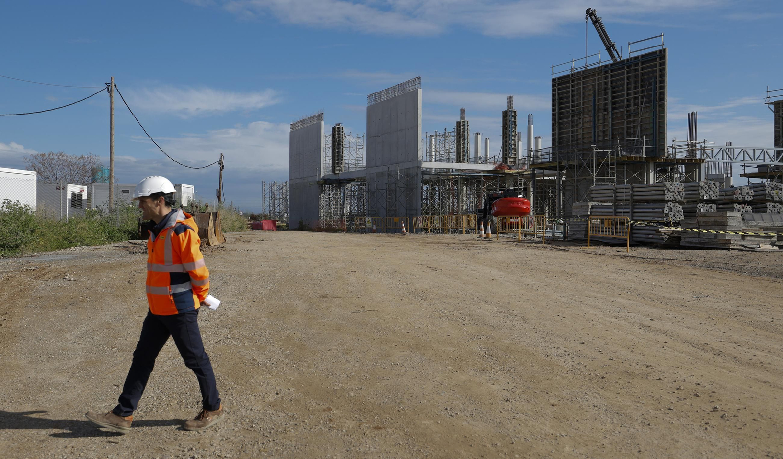 Los avances de la linea 3 del metro de Sevilla, en fotos