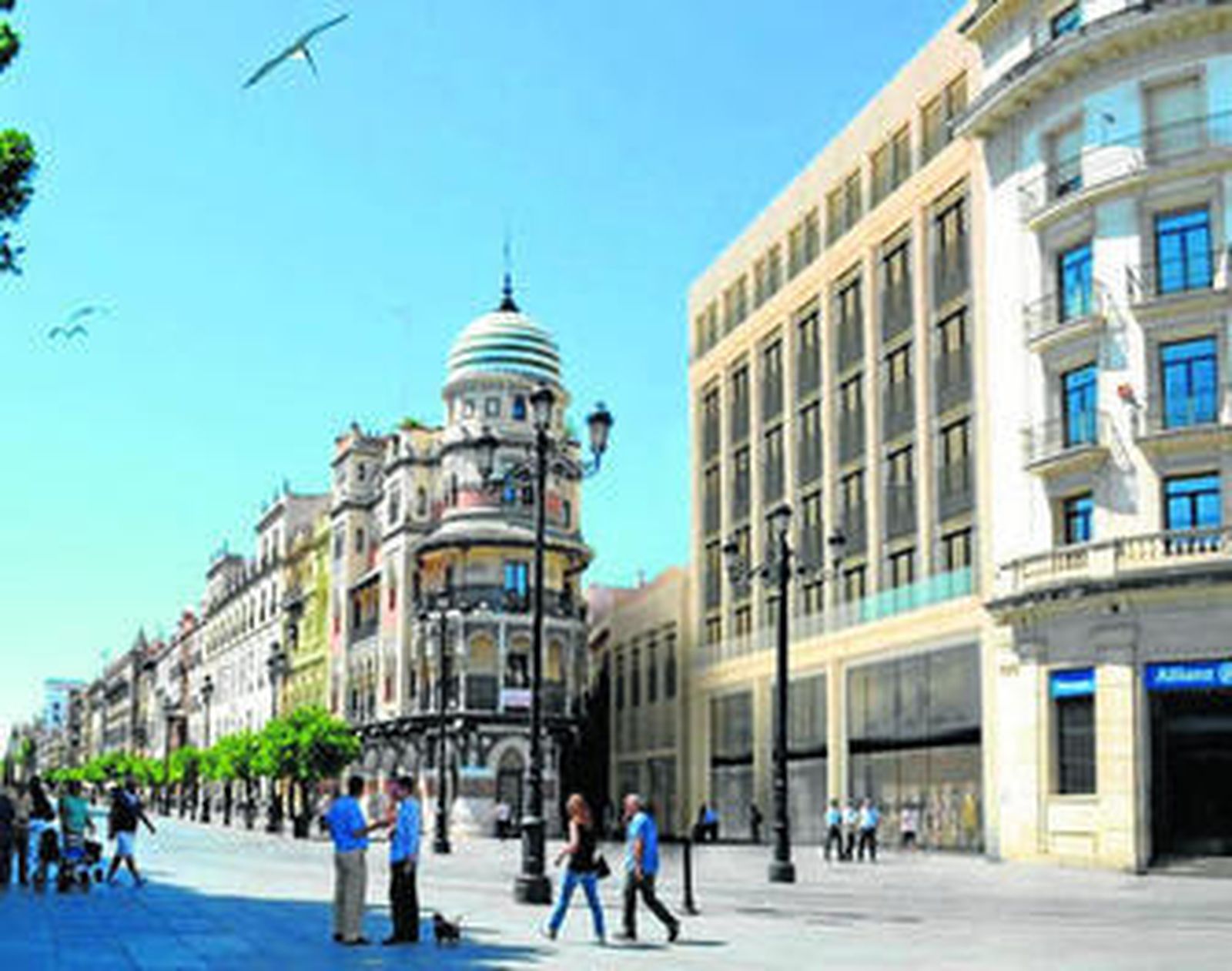 Recreación de cómo quedará el edificio visto desde fuera.