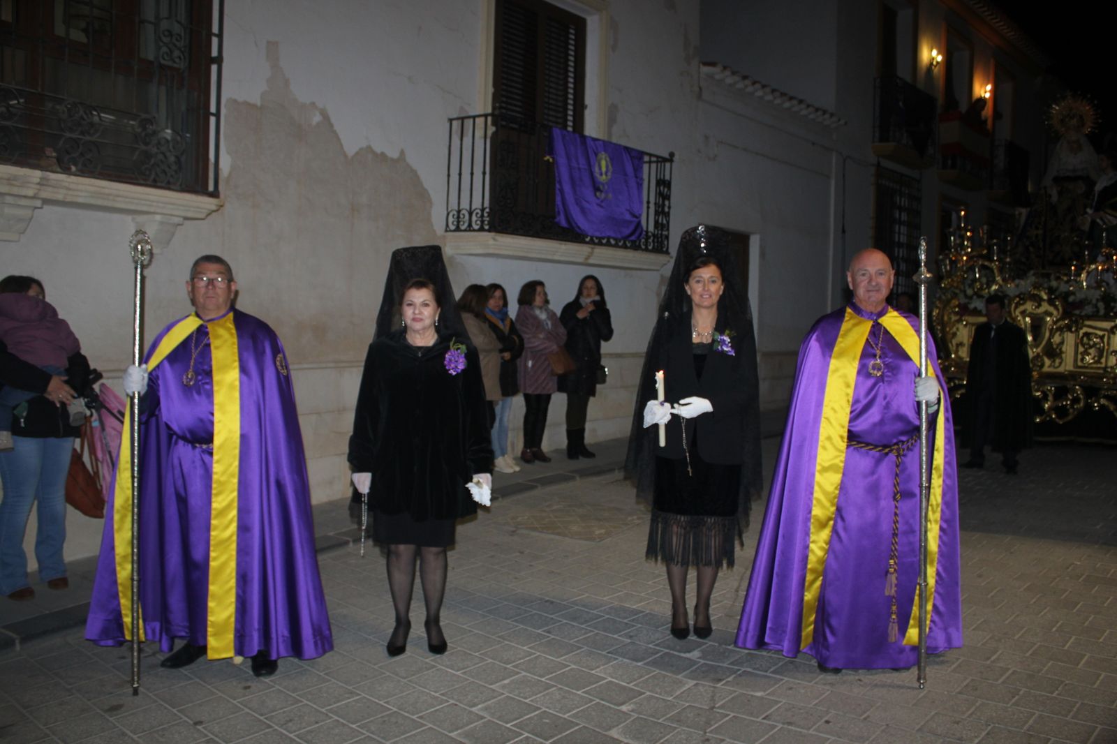 Las imágenes de las procesiones del Jueves Santo en Vélez Rubio