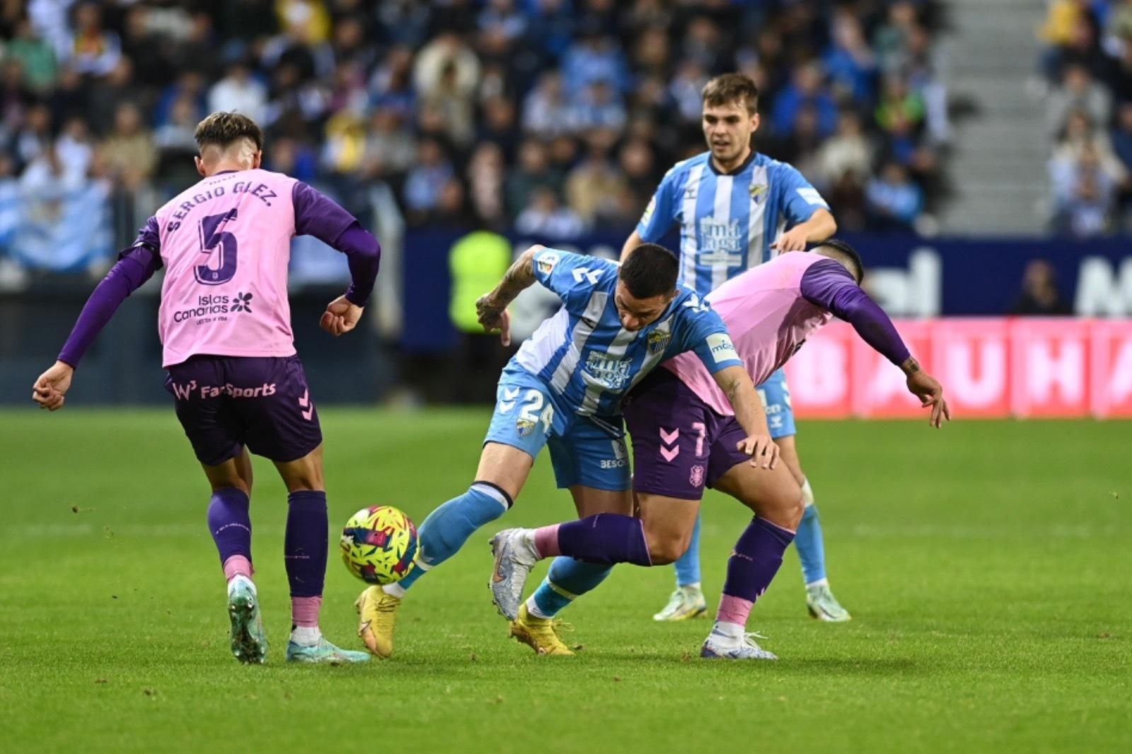 El Málaga CF - Tenerife, en fotos