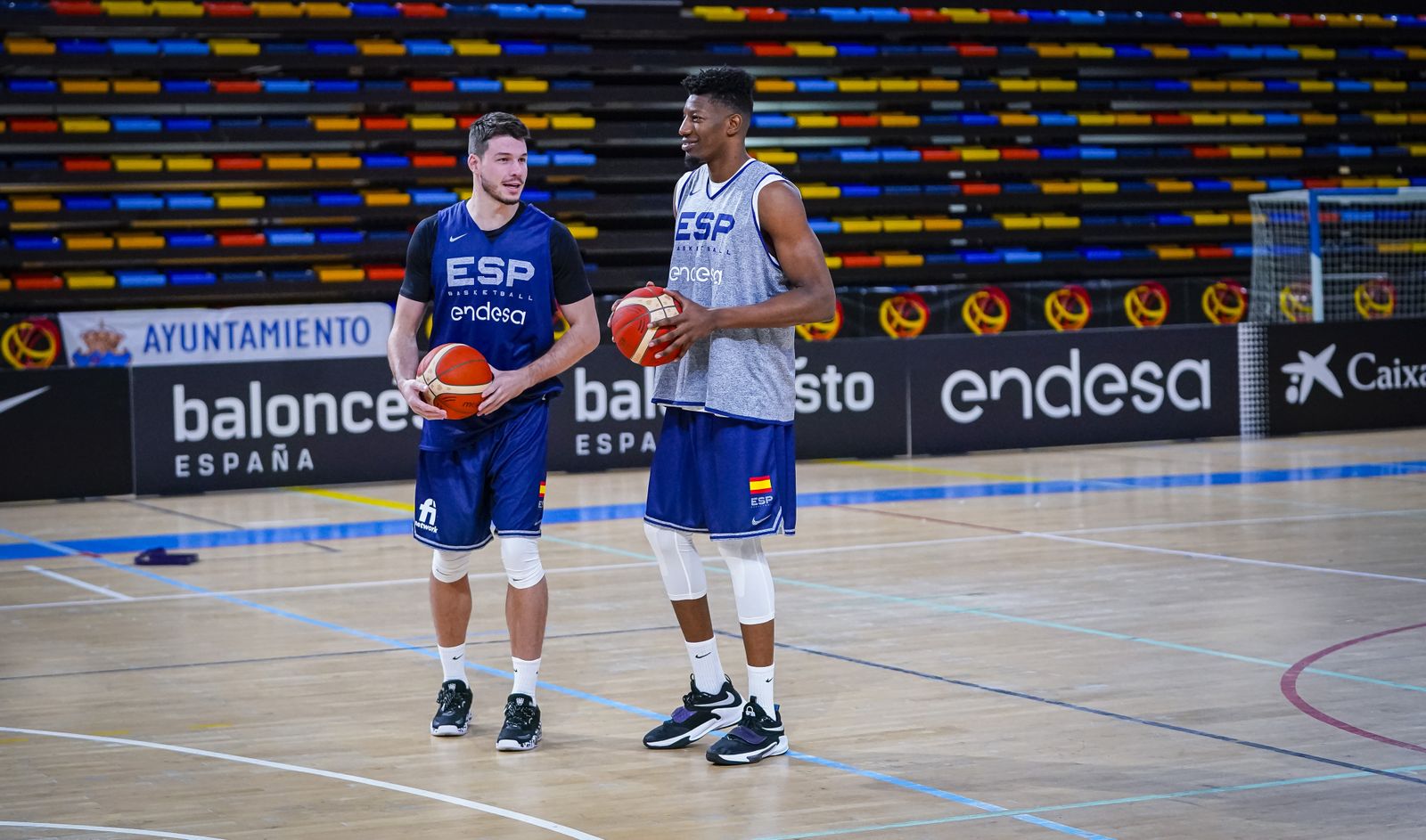 Fotos: Los jugadores del Unicaja ya entrenan con España