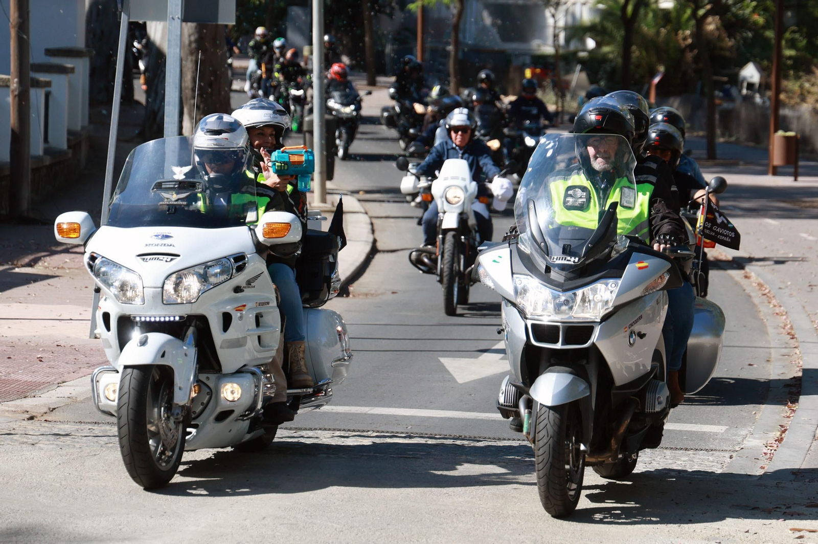 Imágenes de la VI Ruta Solidaria en moto a favor de Cruz Roja