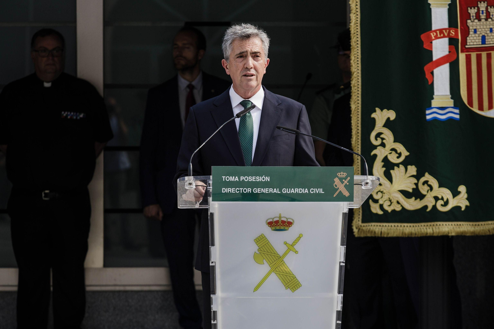 El director general de la Guardia Civil, Leonardo Marcos, en un acto reciente.