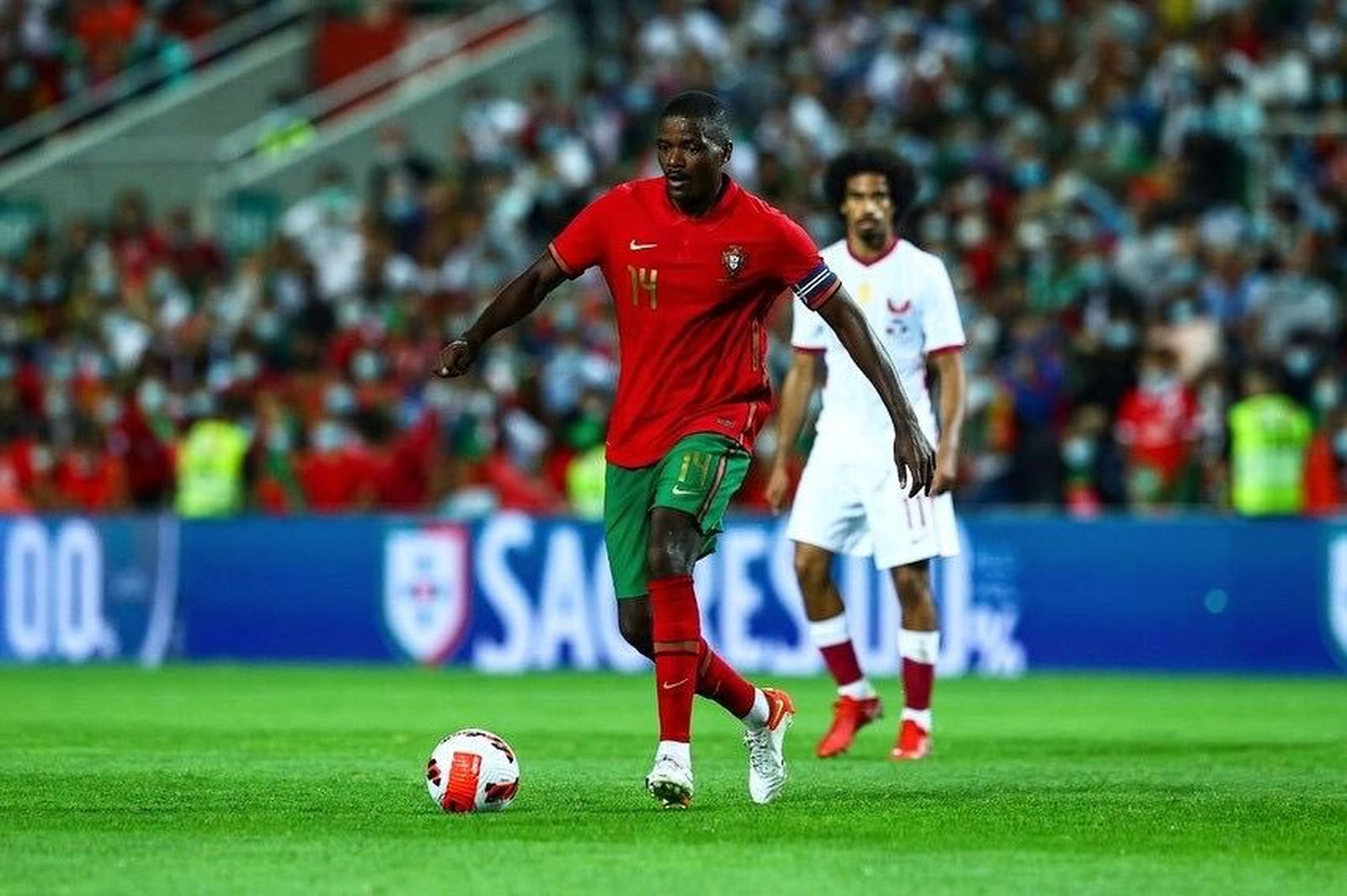 William Carvalho, en un partido con Portugal.