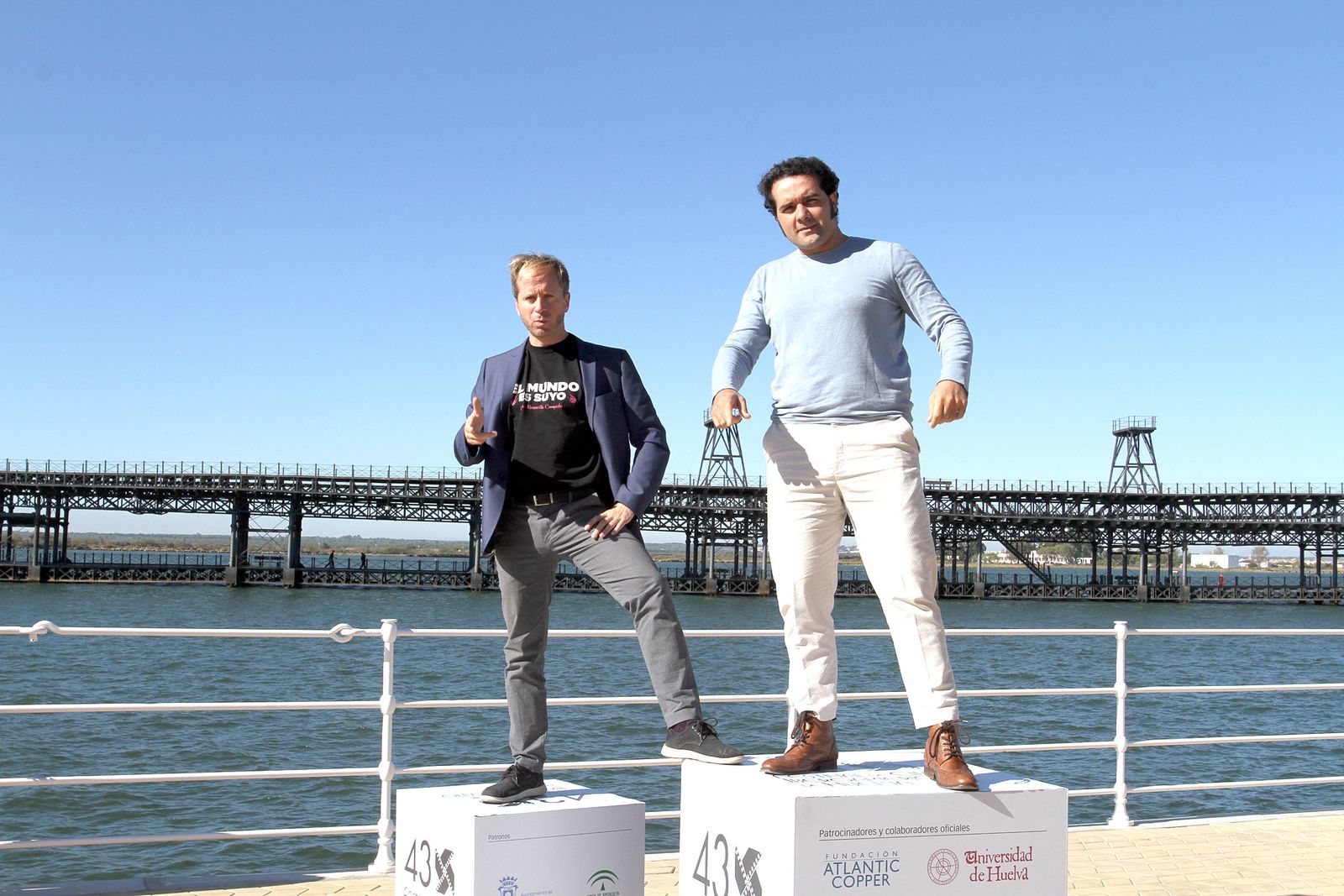 Alfonso Sánchez y Alberto López Premio Luz del Festival de Cine Iberoamericano de Huelva