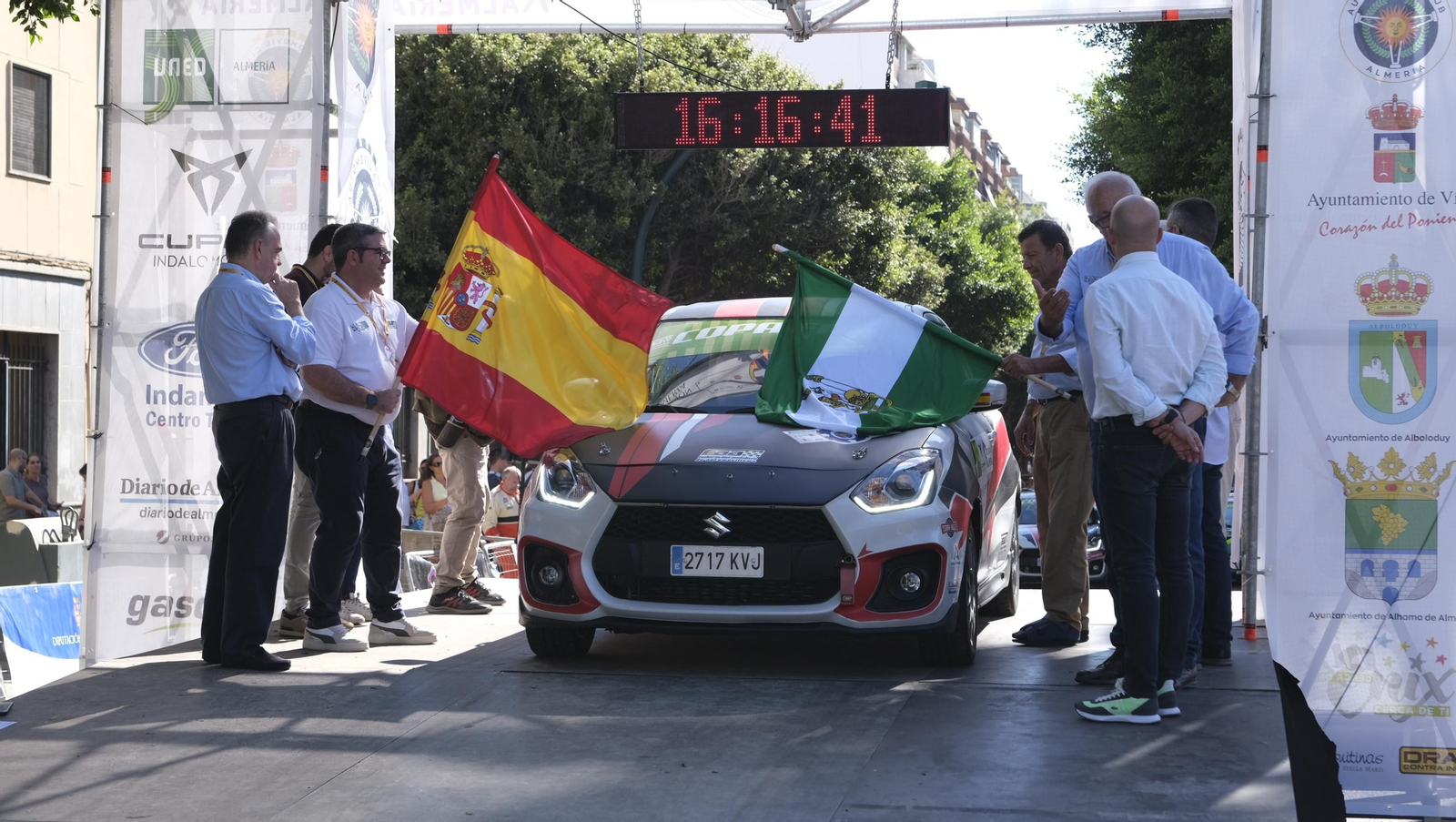 Imágenes de la salida del Rallye Costa de Almería