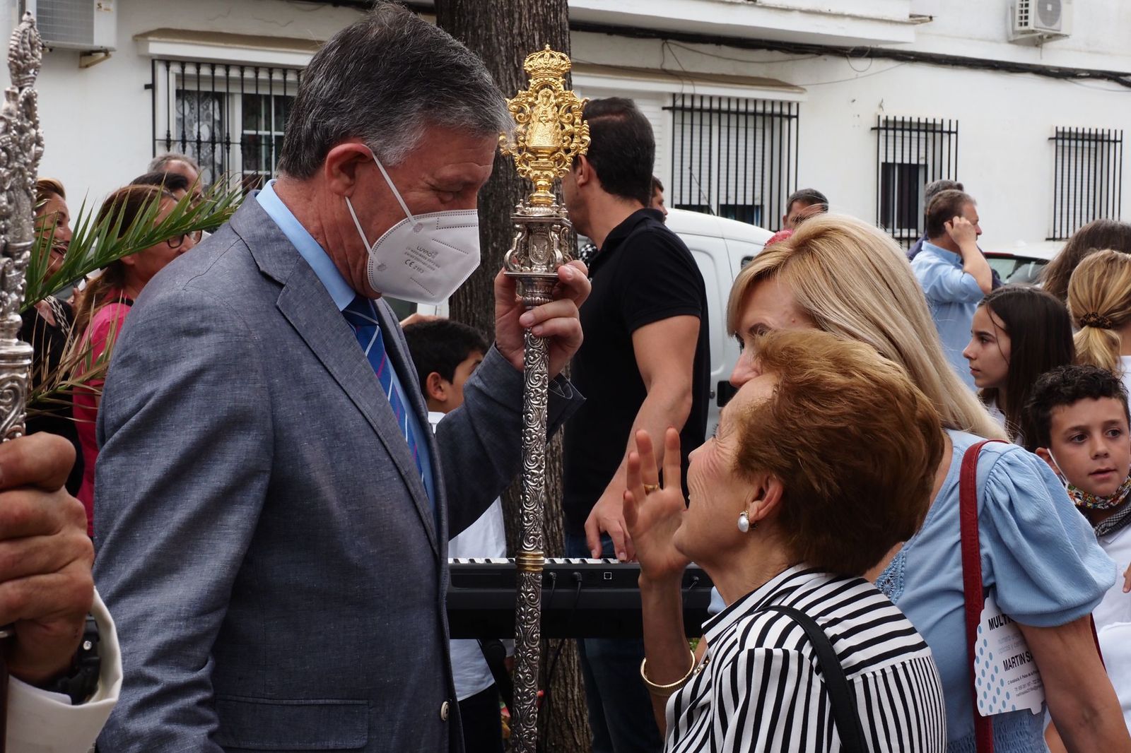 Salida de la Hermandad del Rocío de Palos de la Frontera
