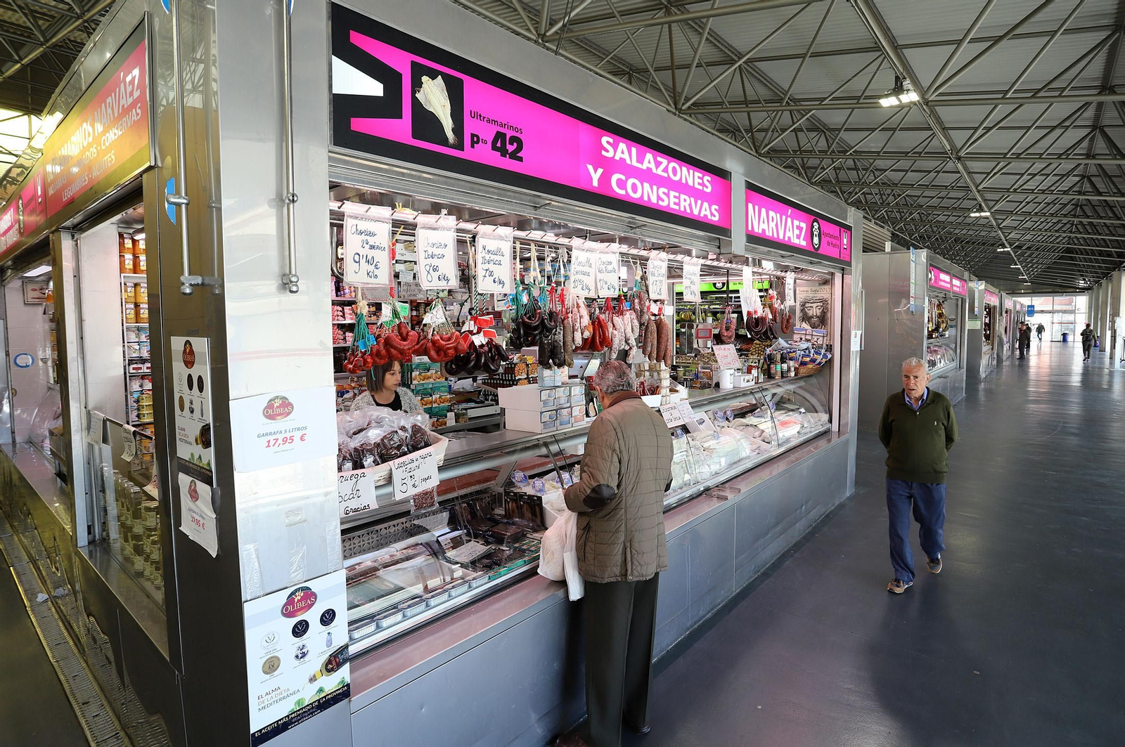 Imágenes del ambiente de hoy en el Mercado del Carmen