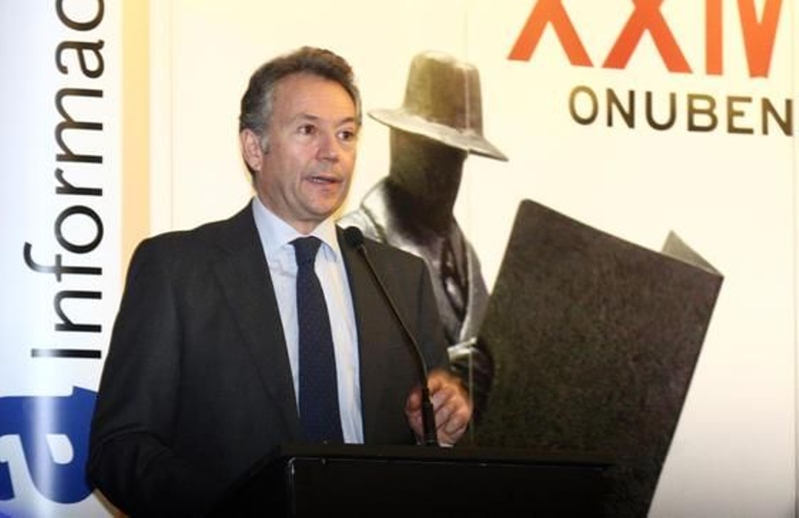 Don José Joly, en un momento de la entrega de premios.

Foto: Josue Correa