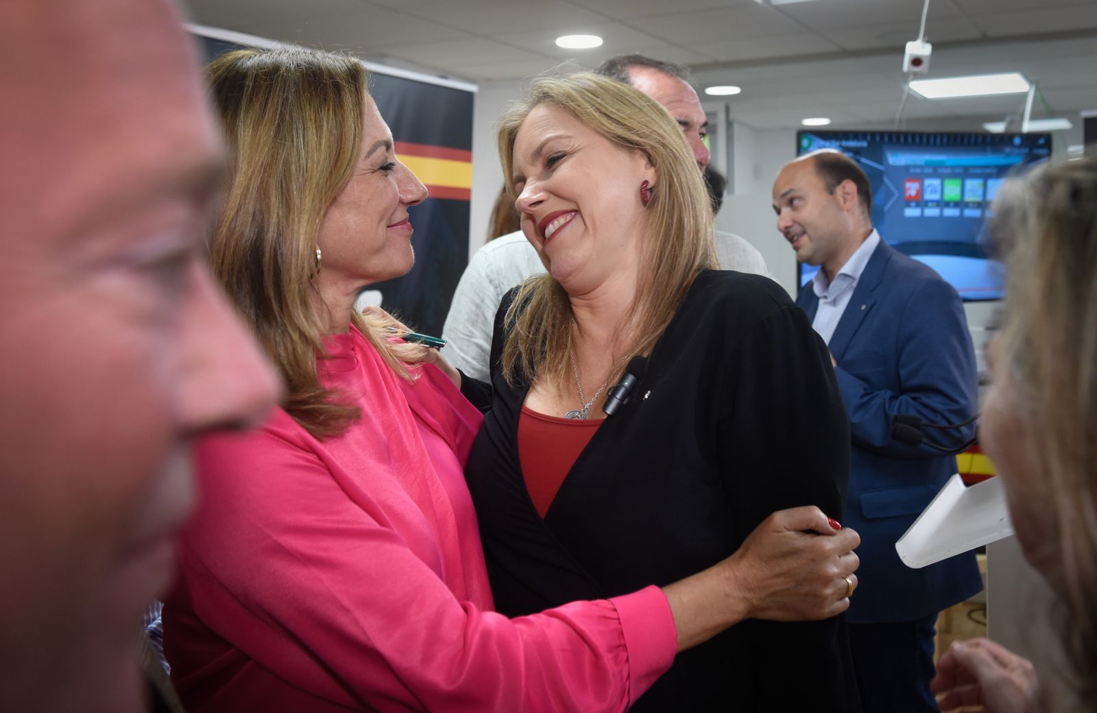 Las imágenes de Cristina Peláez, en la sede de VOX