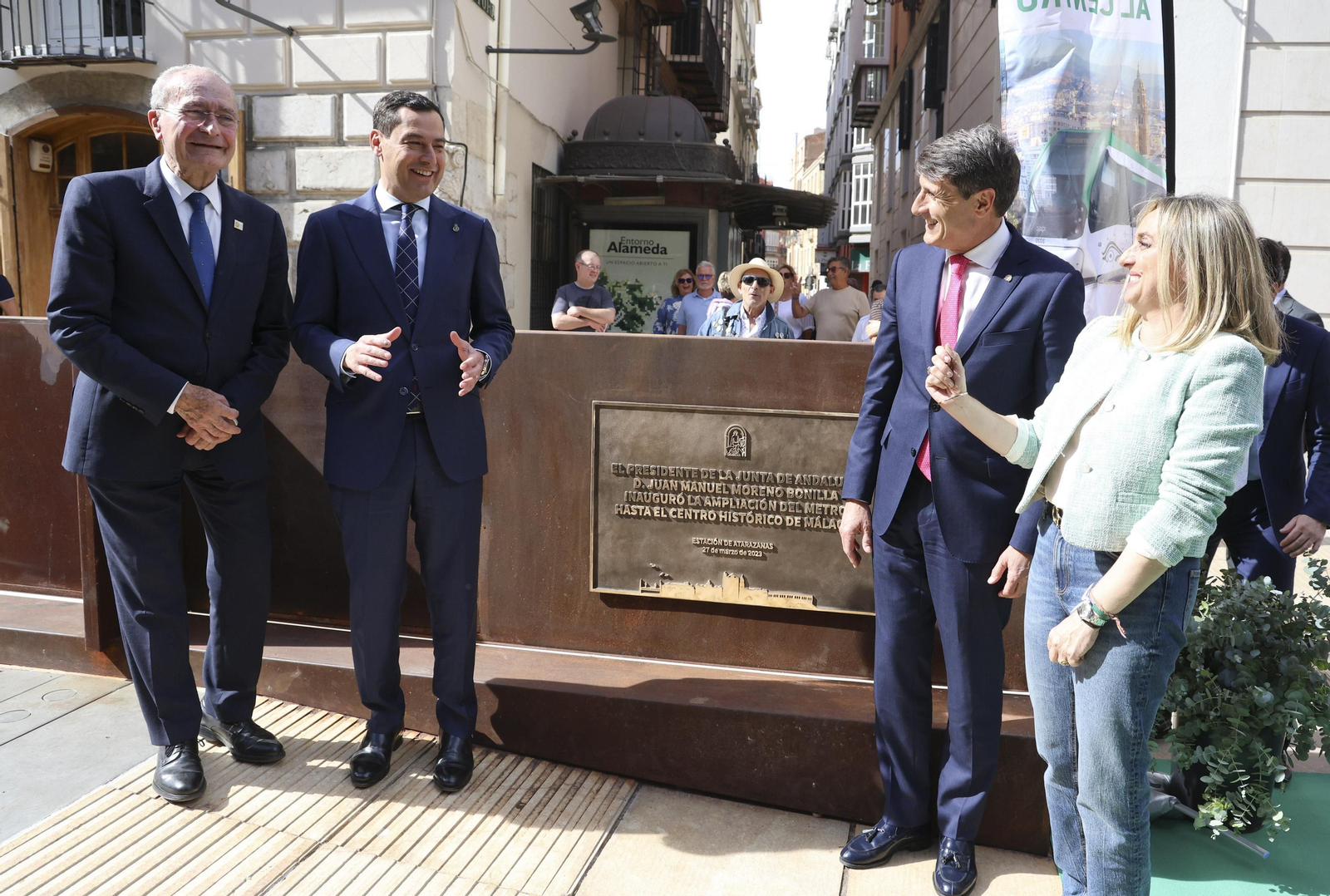 Las fotos de la inauguración del Metro al centro de Málaga