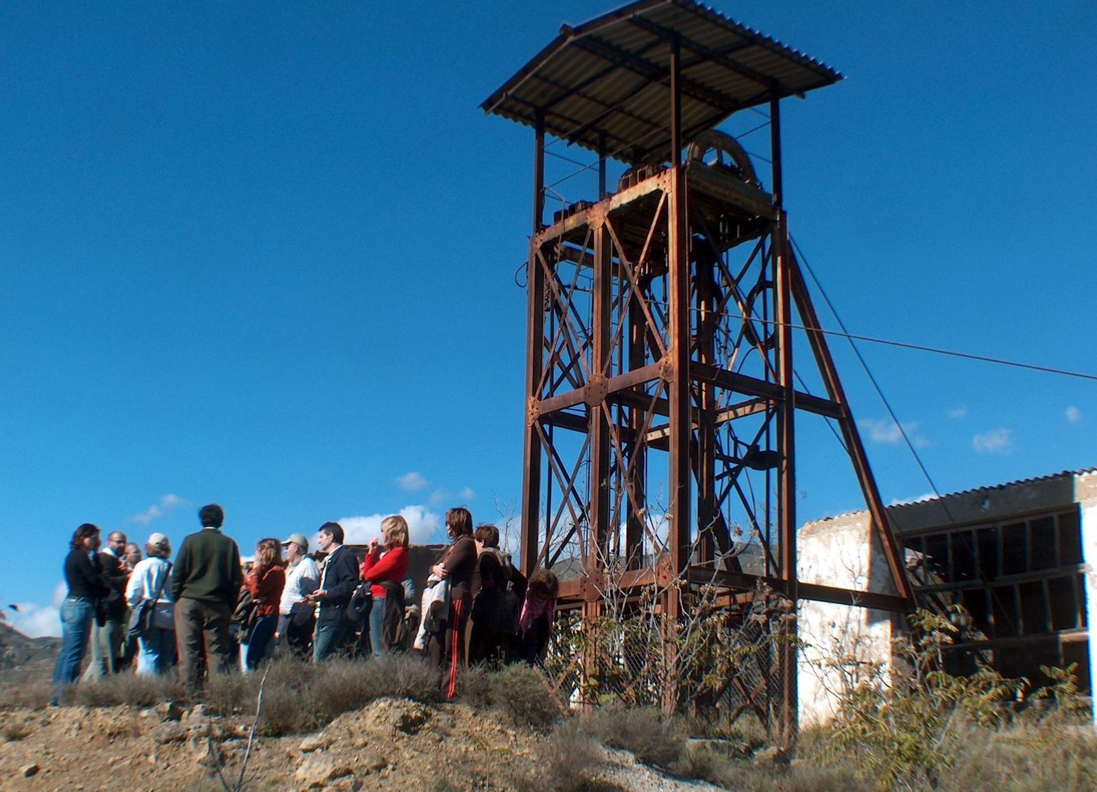 Visita a la Mina La Granaína, en Fondón.
