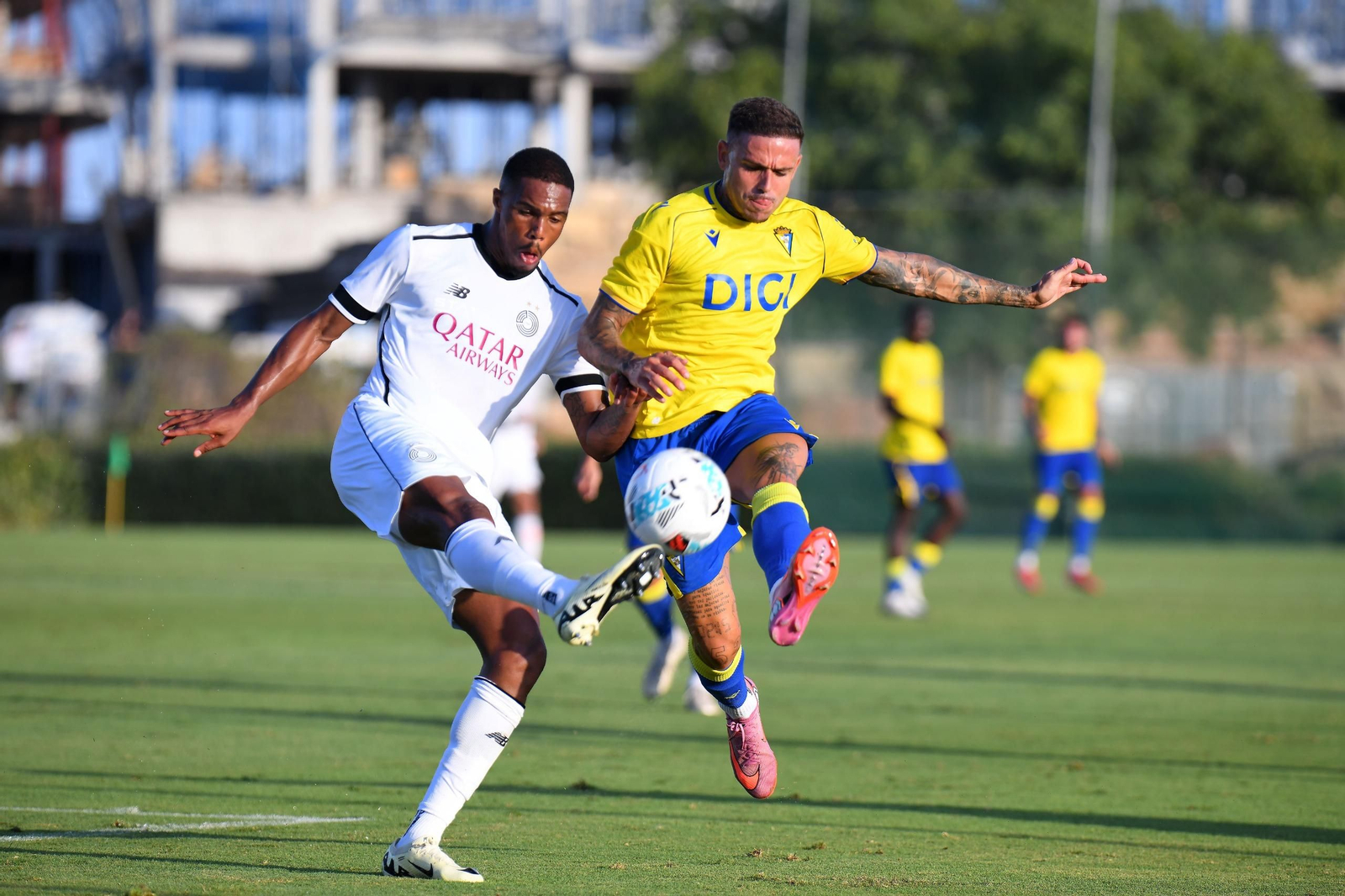 Roger Martí en un partido de pretemporada.