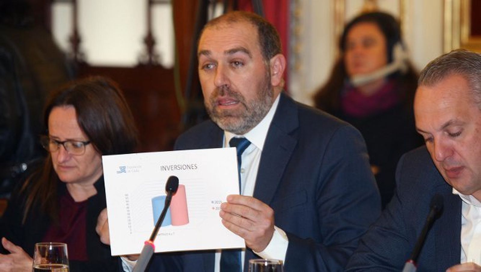 Jesús Solís, durante la presentación de los datos.