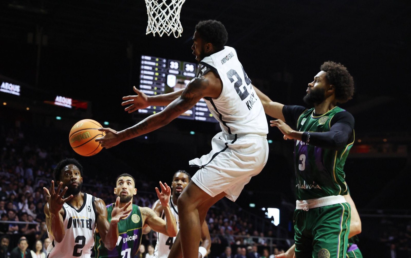 Unicaja-NBA G League United, final de la Copa Intercontinental, en fotos