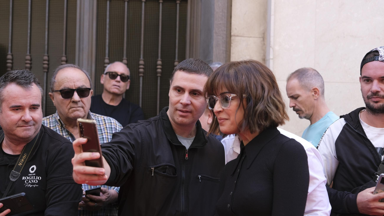 Verónica Sánchez, una estrella de FICAL en el Paseo de la Fama de Almería, en imágenes