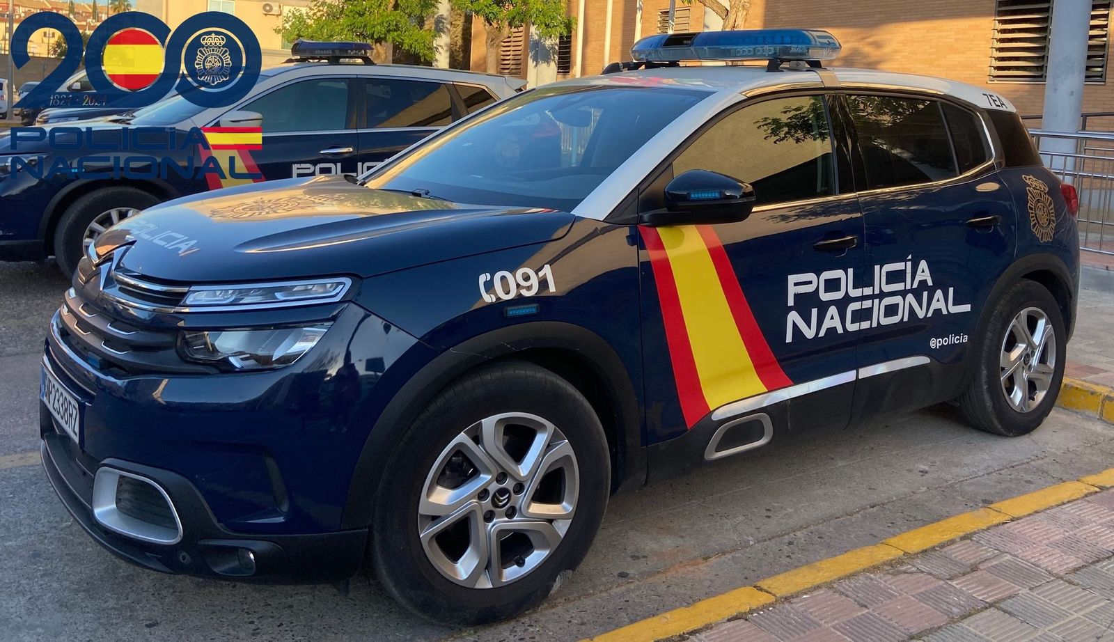 Un coche de la Policía Nacional.