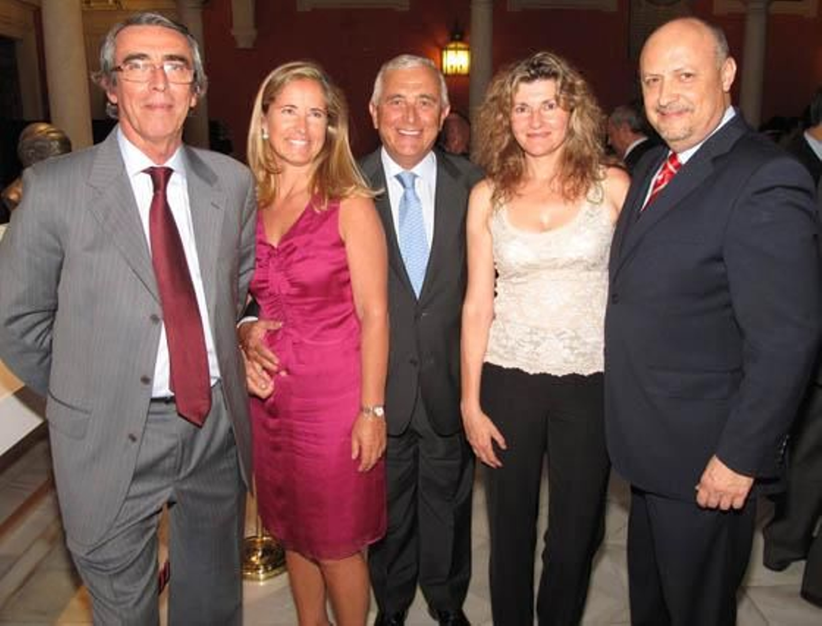 Álfredo Álvarez, socio de Montero Aramburu; Montserrat Romero; el abogado José Manuel Castro, Pilar Montoro y Paco Molina.

Foto: Victoria Ramírez