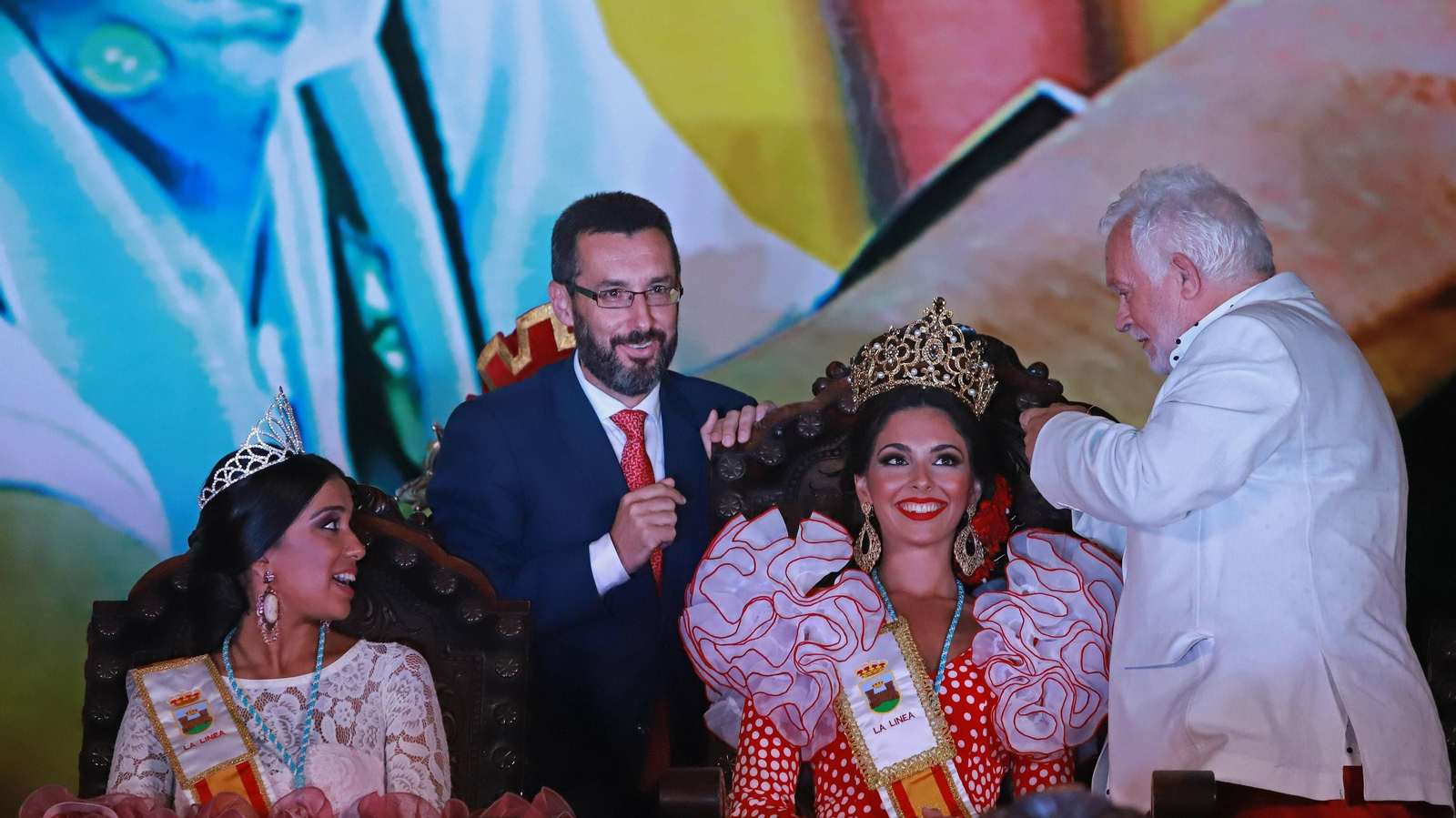 Las mejores fotos de la Coronación de las Reinas de la  Feria de La Línea