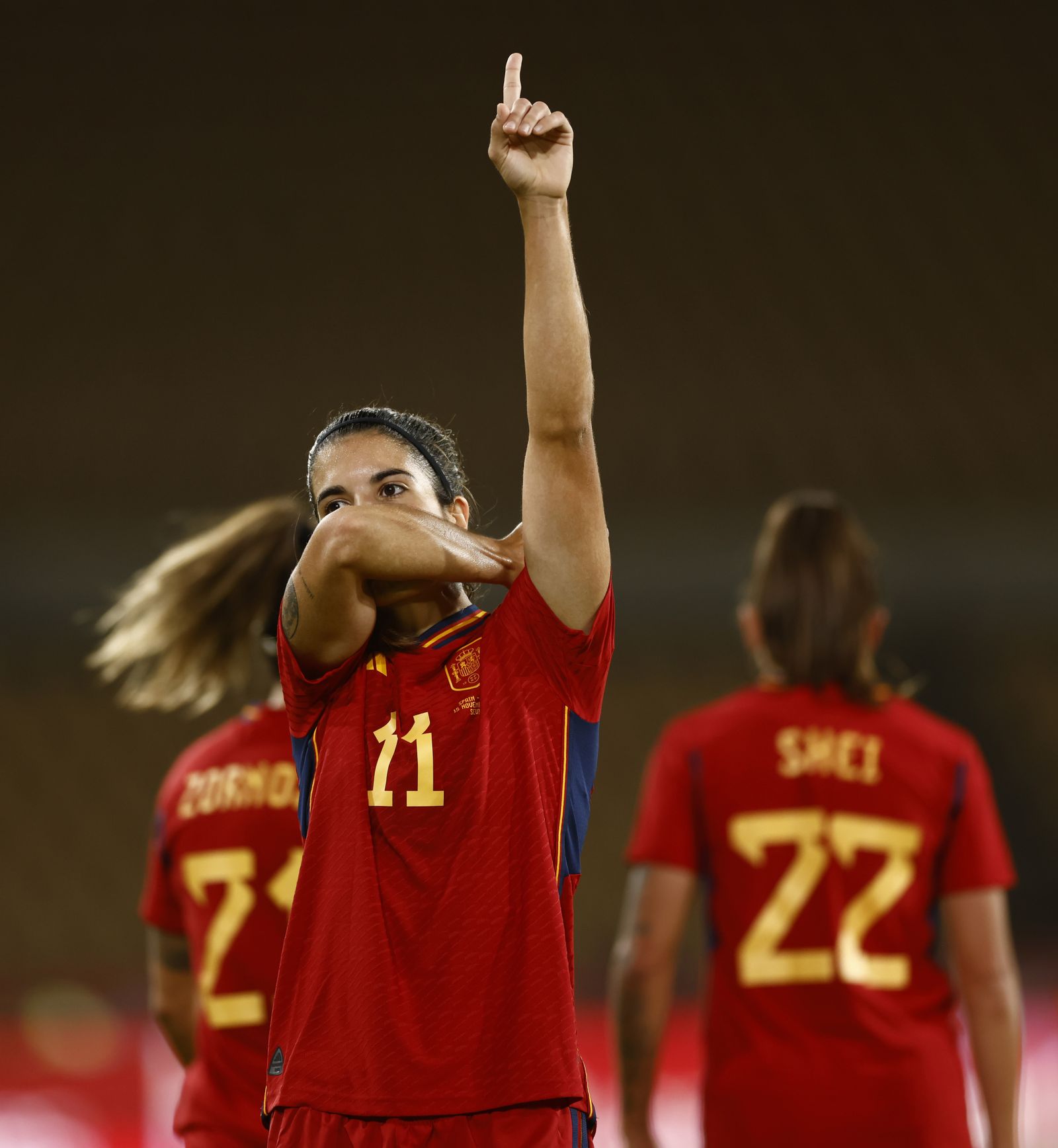 Las imágenes del España - Japón femenino en Sevilla