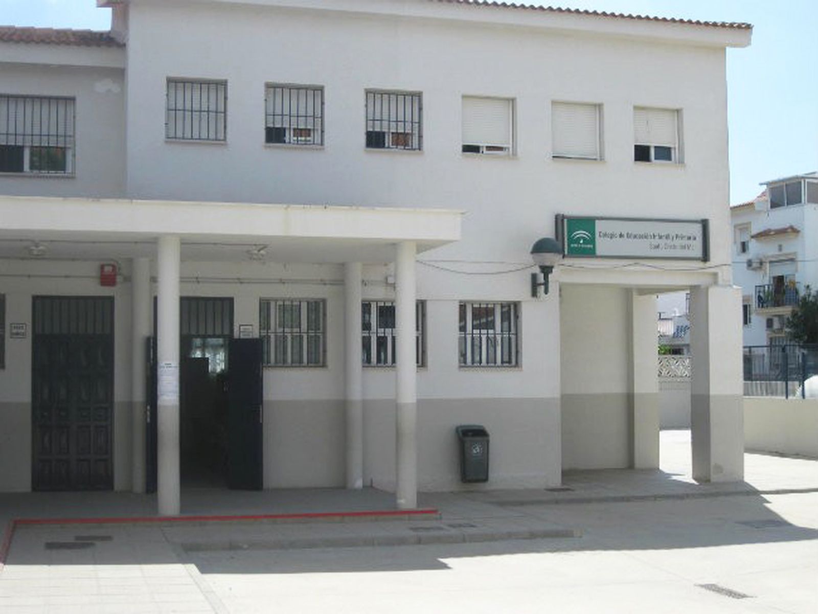 El colegio que será reformado.