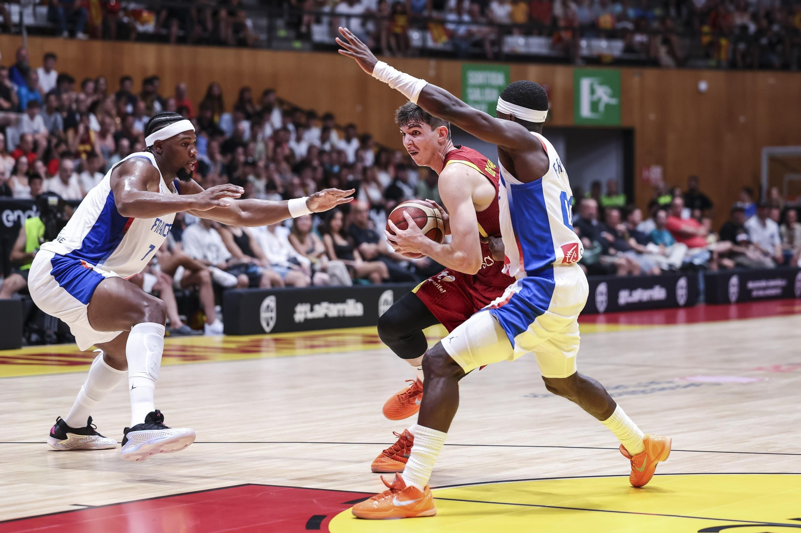 Las fotos del España - Francia de baloncesto