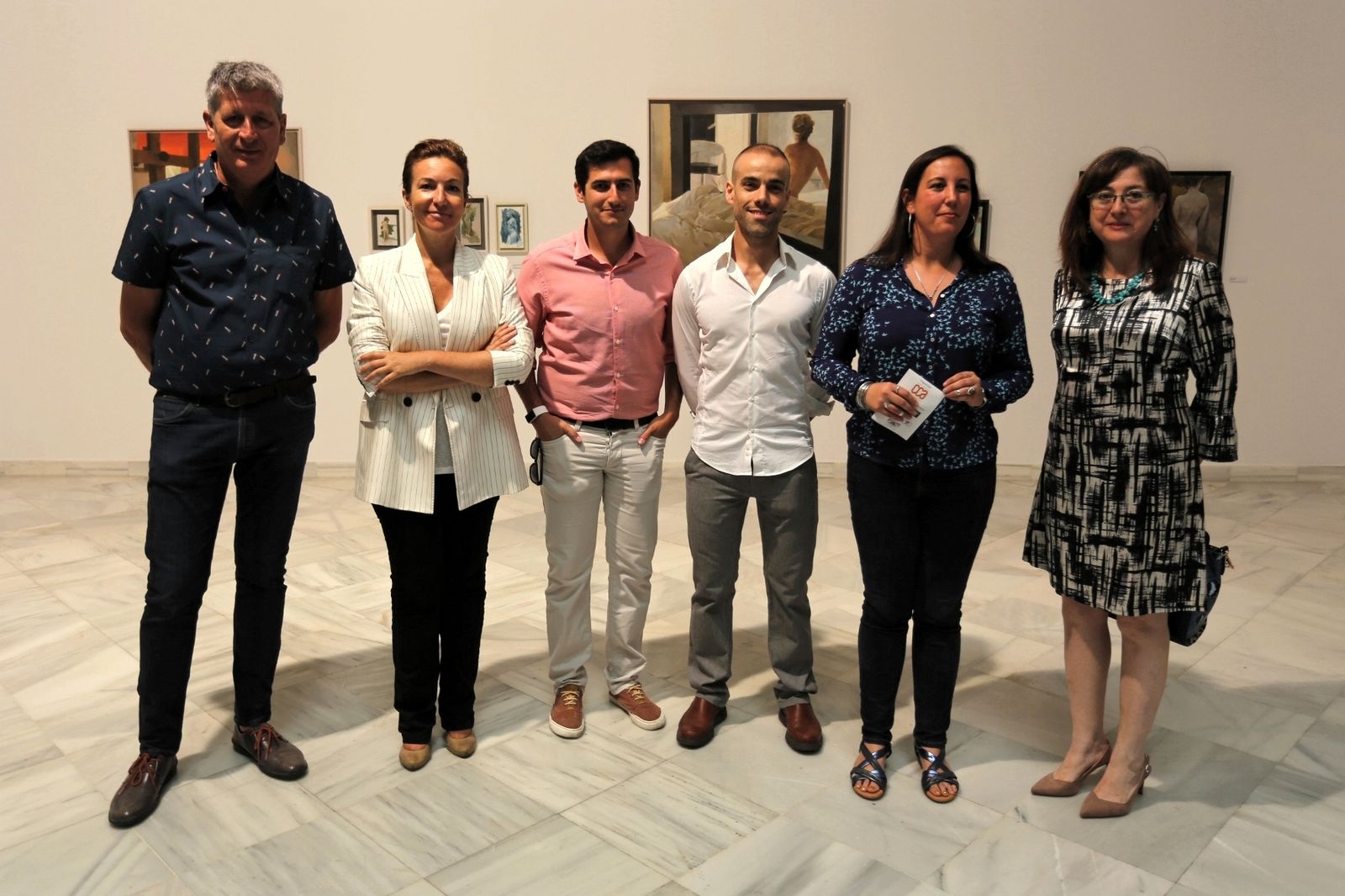 José Luis Reyes, Lucía González, Miguel Ángel Moreno, Sergio del Amo, Mª Eugenia Lara y Carmen Cebrián.