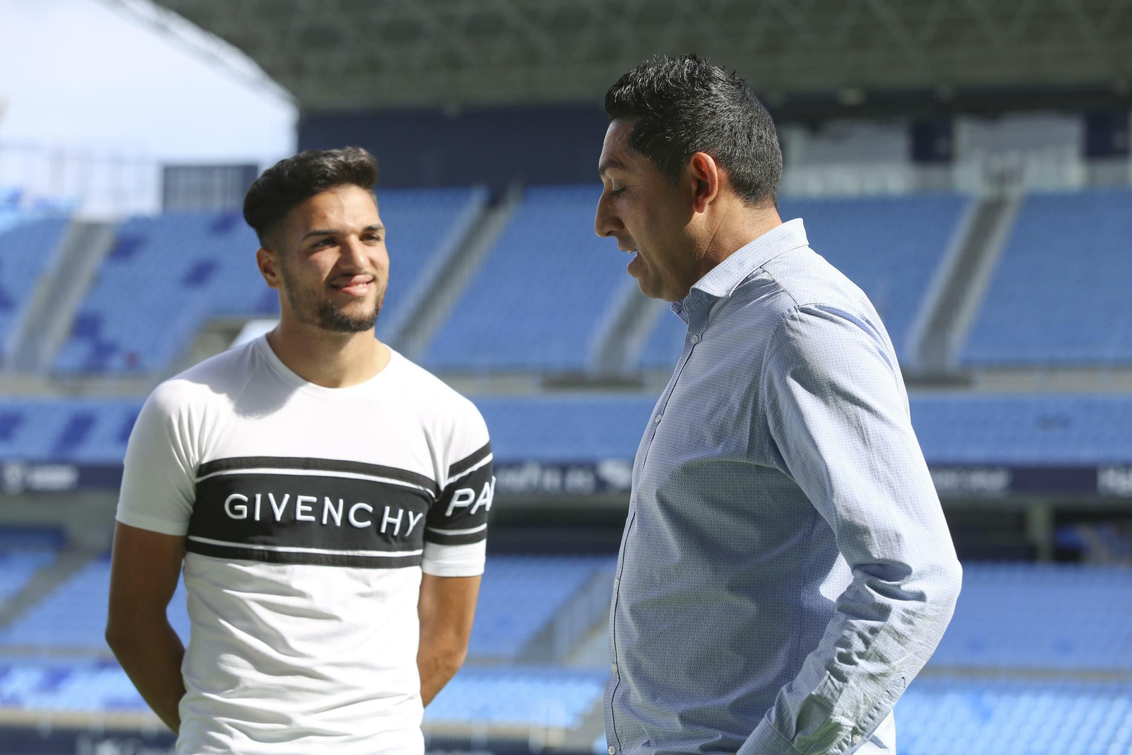Las fotos de la entrevista a Antoñín y Basti.