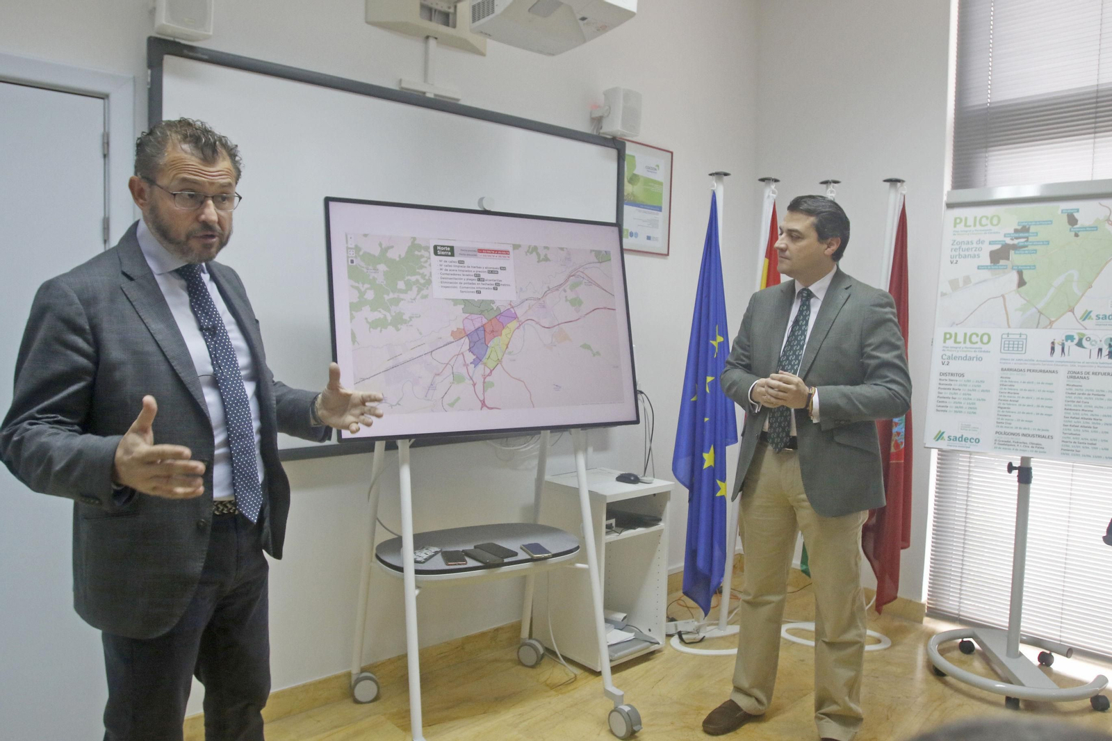 David Dorado y José María Bellido comparten rueda de prensa.