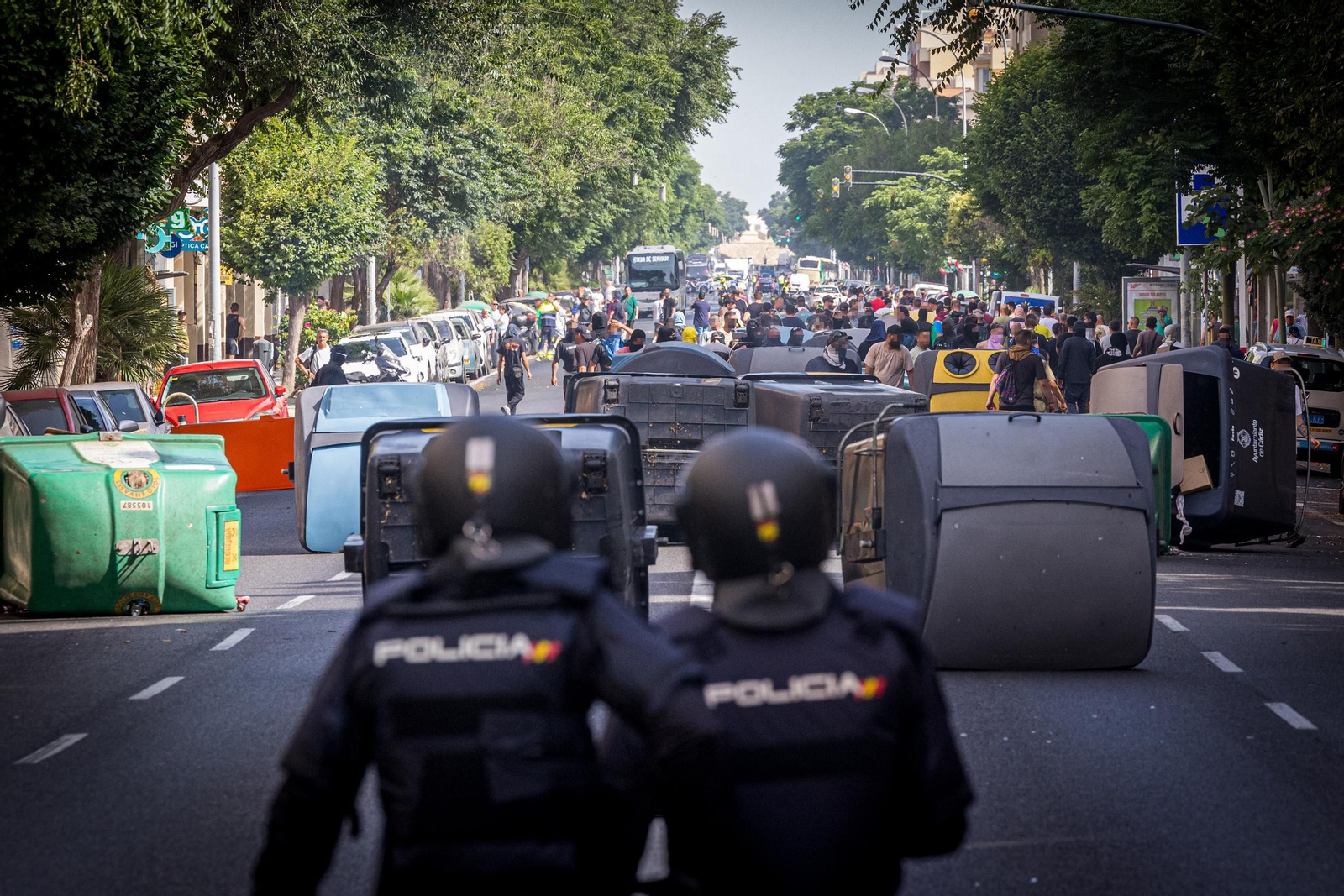 Imágenes del primer día de huelga de los trabajadores del sector del metal en Cádiz Imágenes del primer día de huelga de los trabajadores del sector del metal en Cádiz