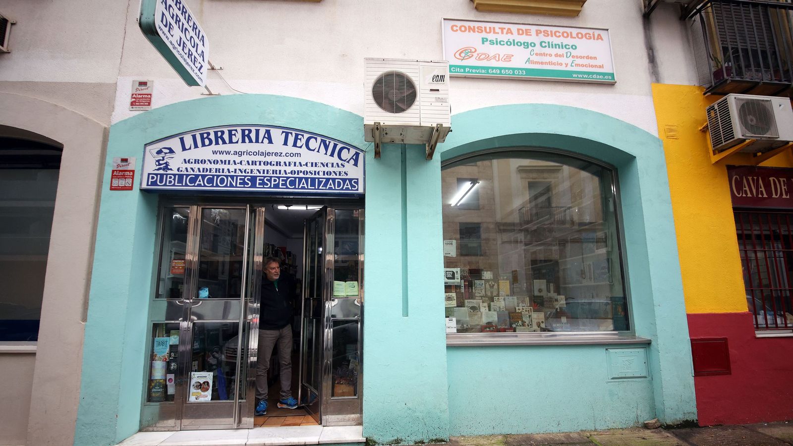 Exterior de la librería.