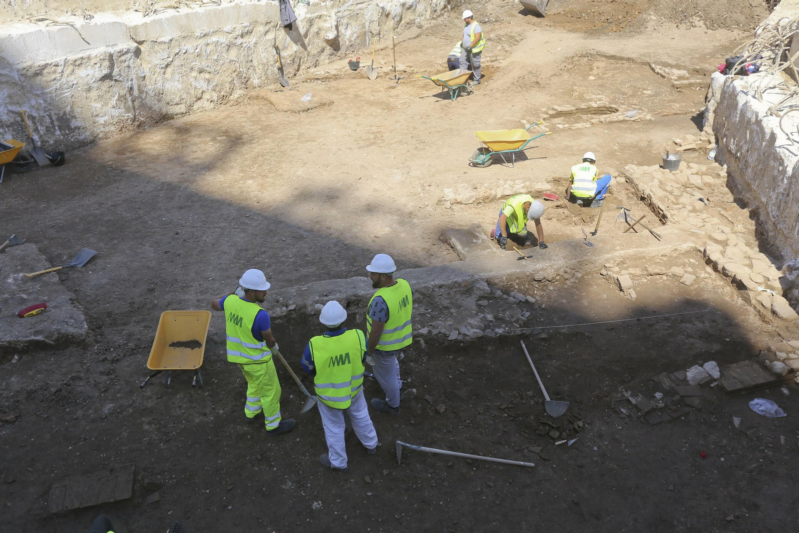 Fotos de las obras del Metro de Málaga