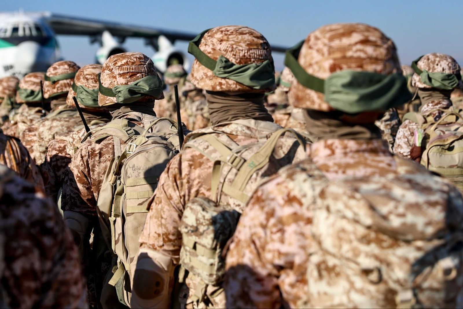 Efectivos de la Guardia Revolucionaria.