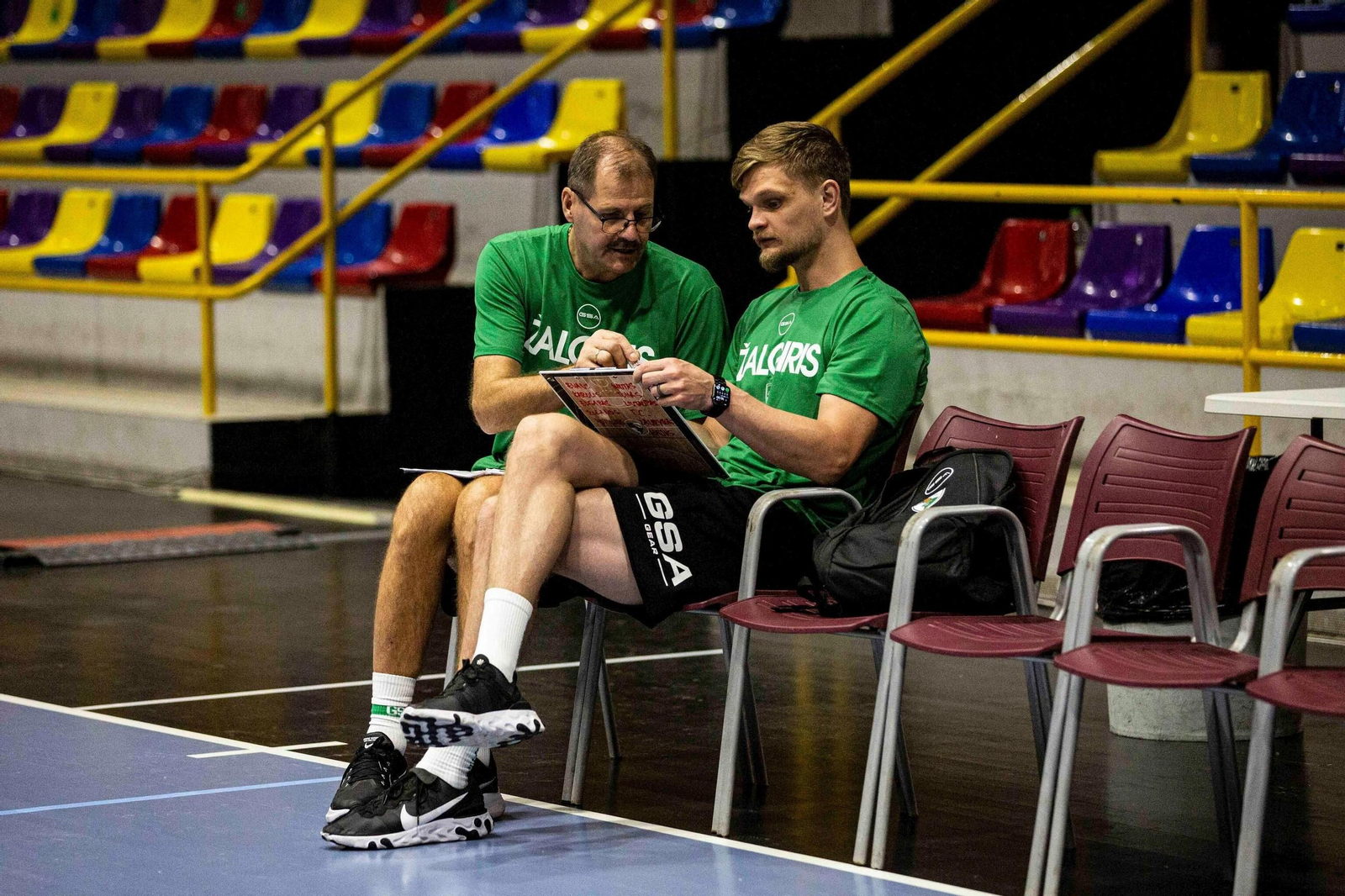 Tautvydas Sabonis durante su etapa en Zalgiris Kaunas