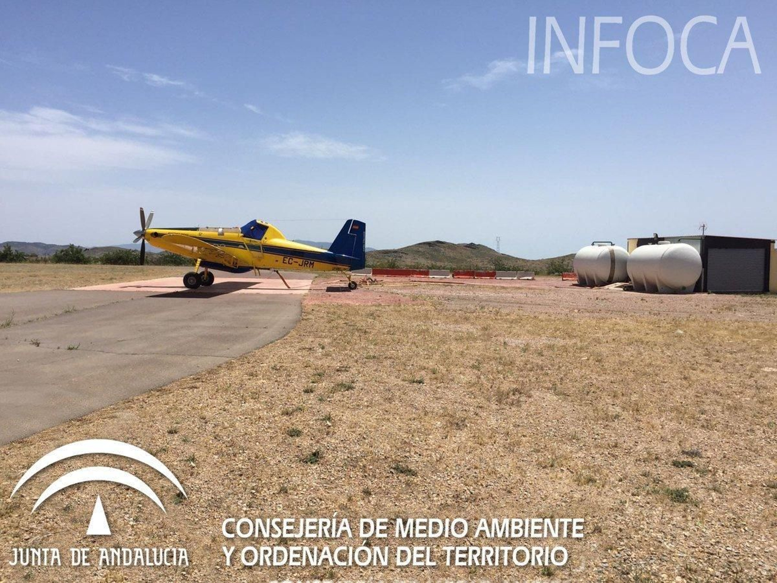 Un avión de carga en tierra como los que podrían operar en la pista propuesta por Netco Investiment.