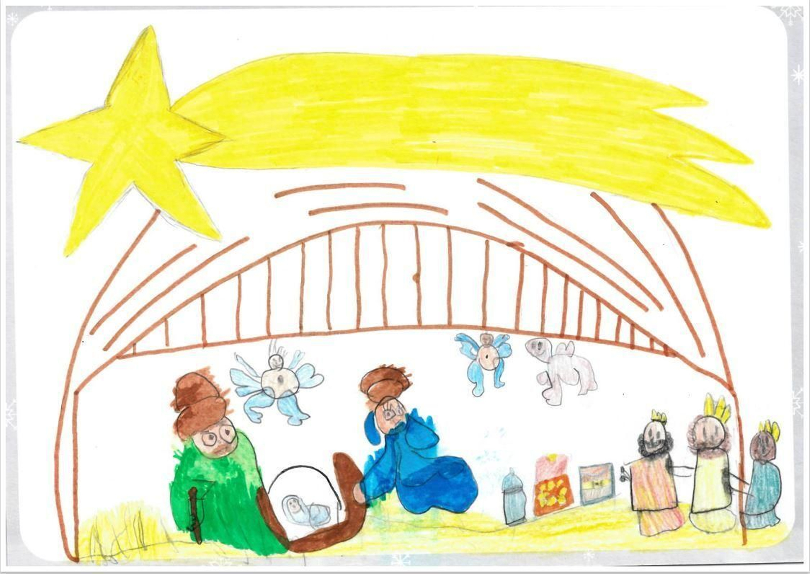 Concurso infantil Dibuja y Pinta la Navidad 2022 de El Corte Inglés