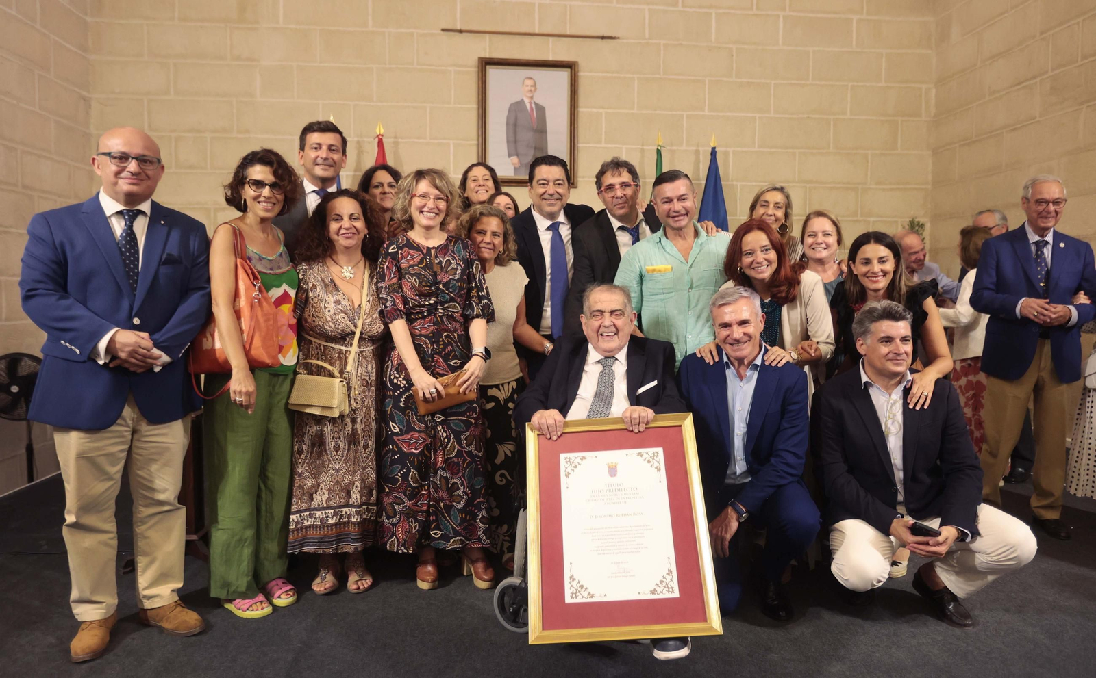 Imágenes de Jerónimo Roldán, nombrado Hijo Predilecto de Jerez