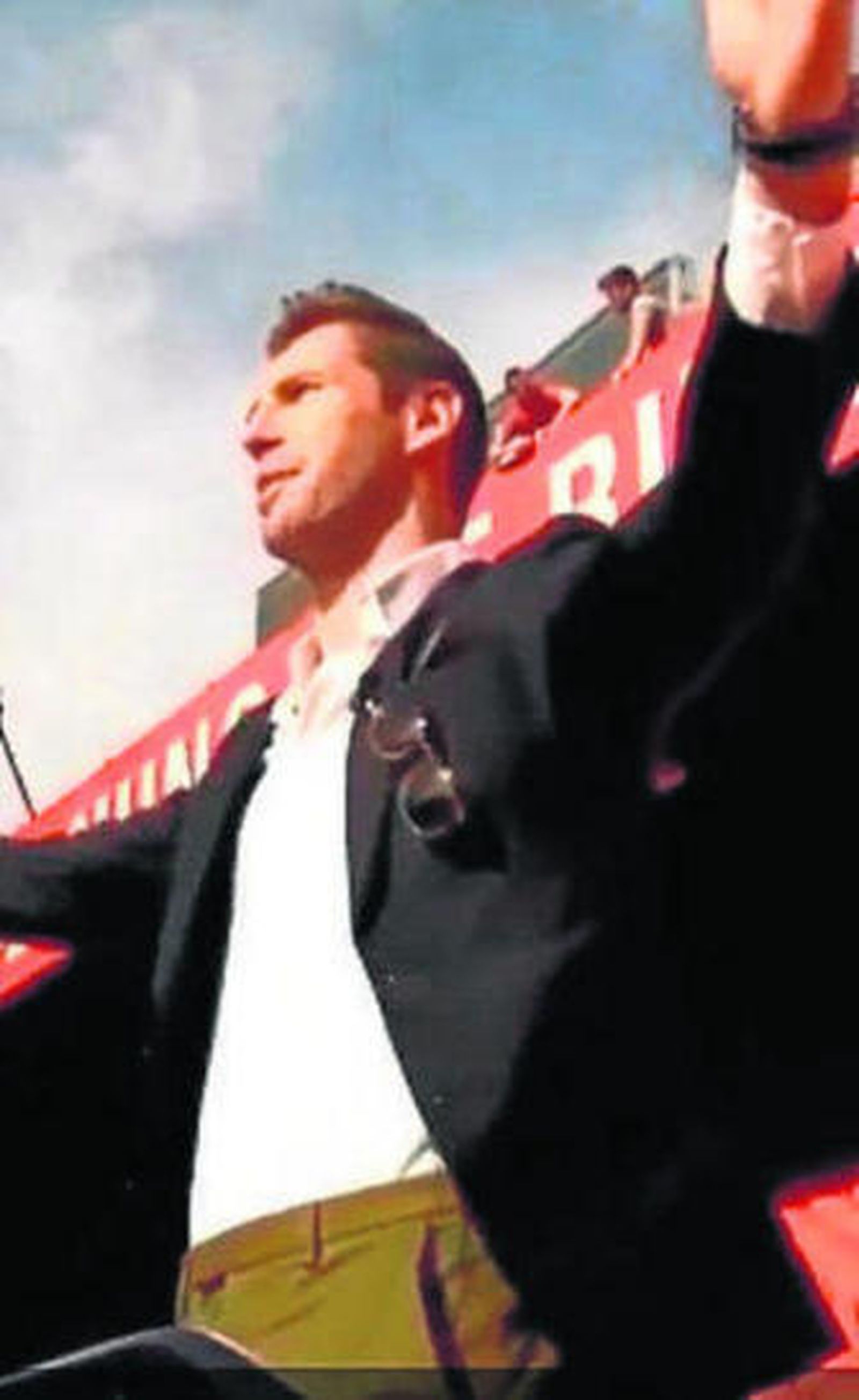 Krychowiak, en el vídeo que subió.