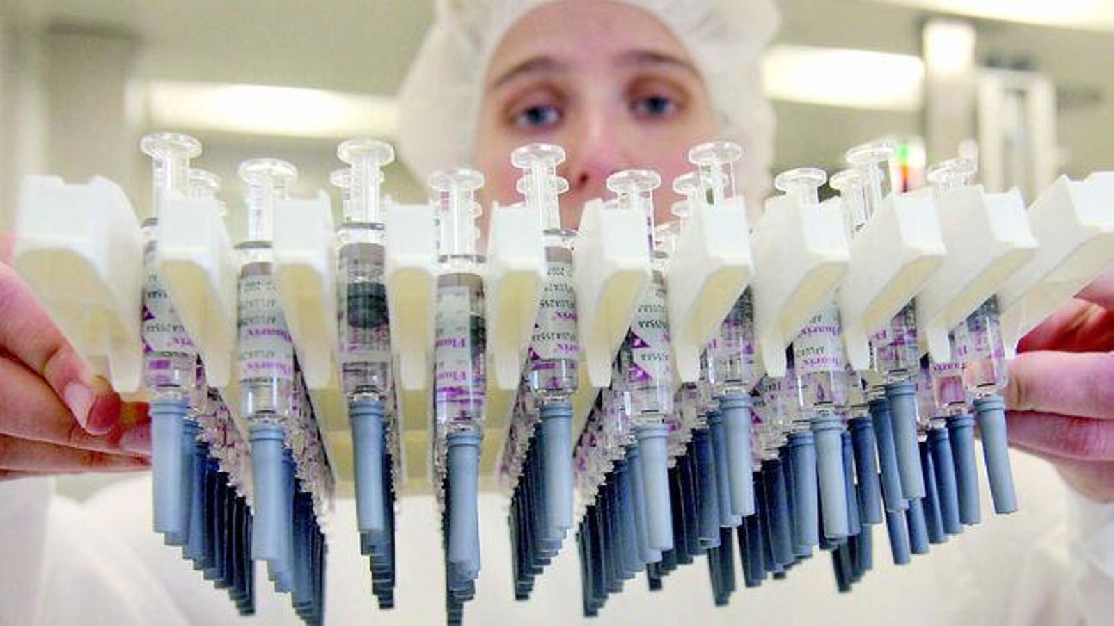 Muestras de la vacuna