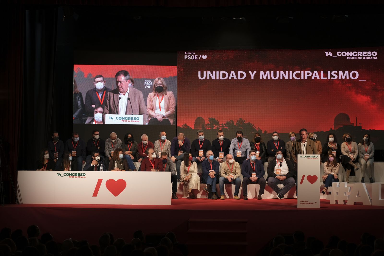 Imágenes del 14 Congreso Provincial PSOE de Almería. El Parador (Almería)