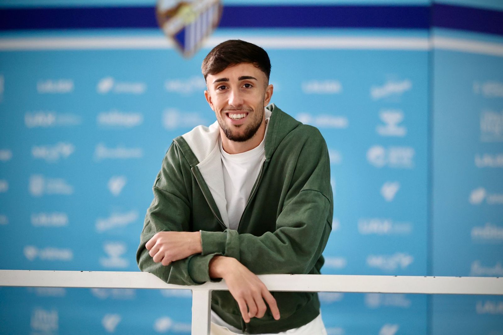 Las fotos de la entrevista a David Larrubia, jugador del Málaga CF