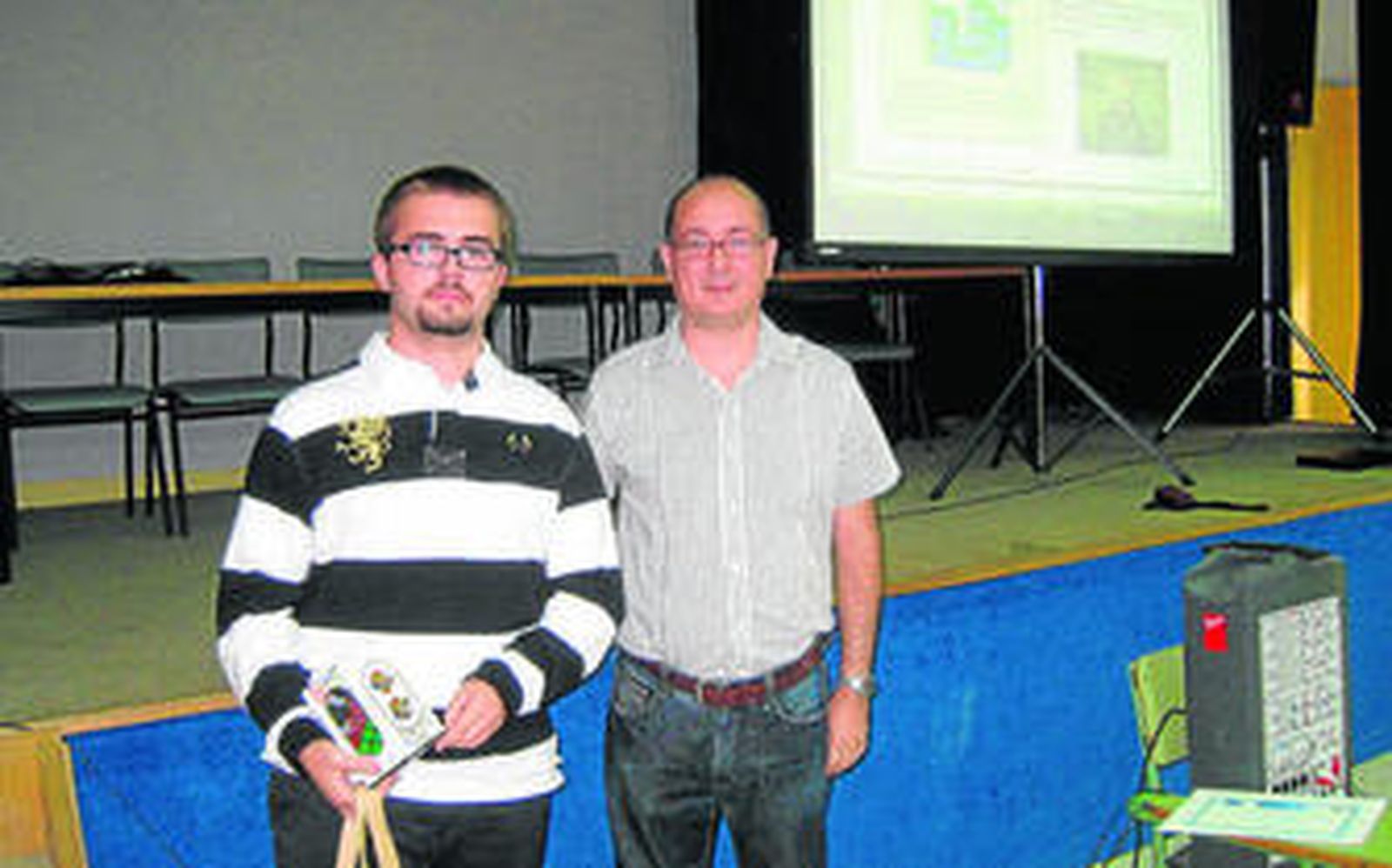 Emilio Linares, ganador del problema matemático.