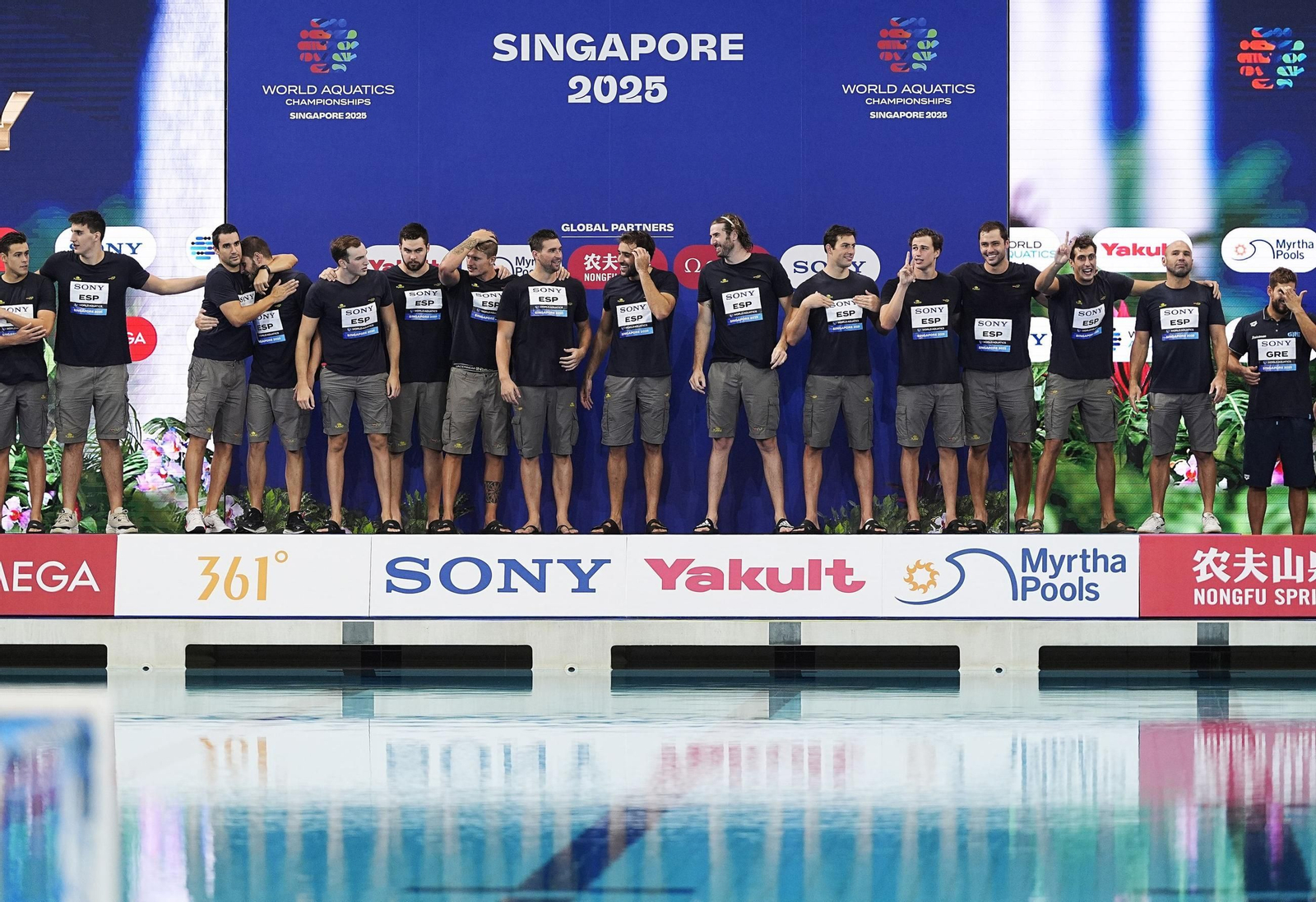 Las fotos del título mundial de España en waterpolo