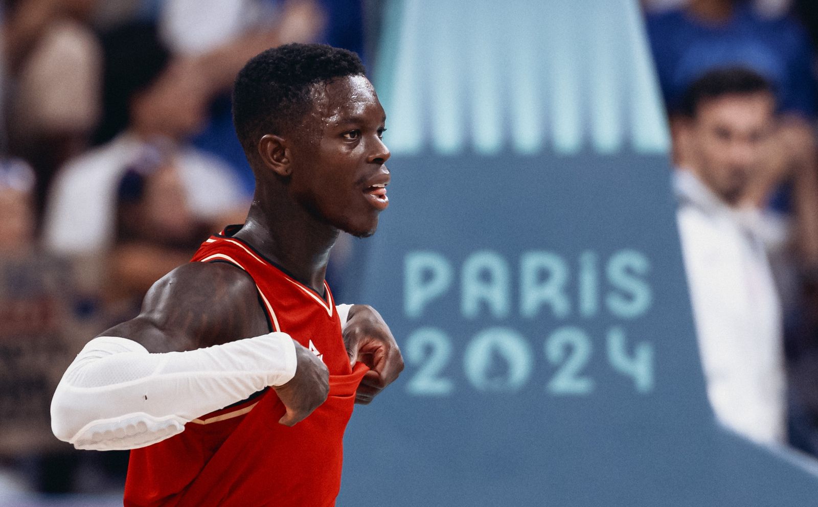 Schroder, durante los Juegos.