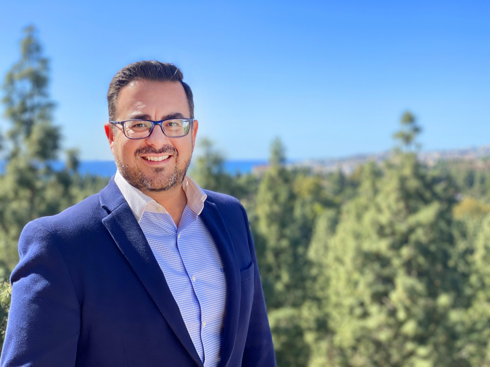 El presidente de la Asociación de campos de golf de Mijas, Domingo Gavira.