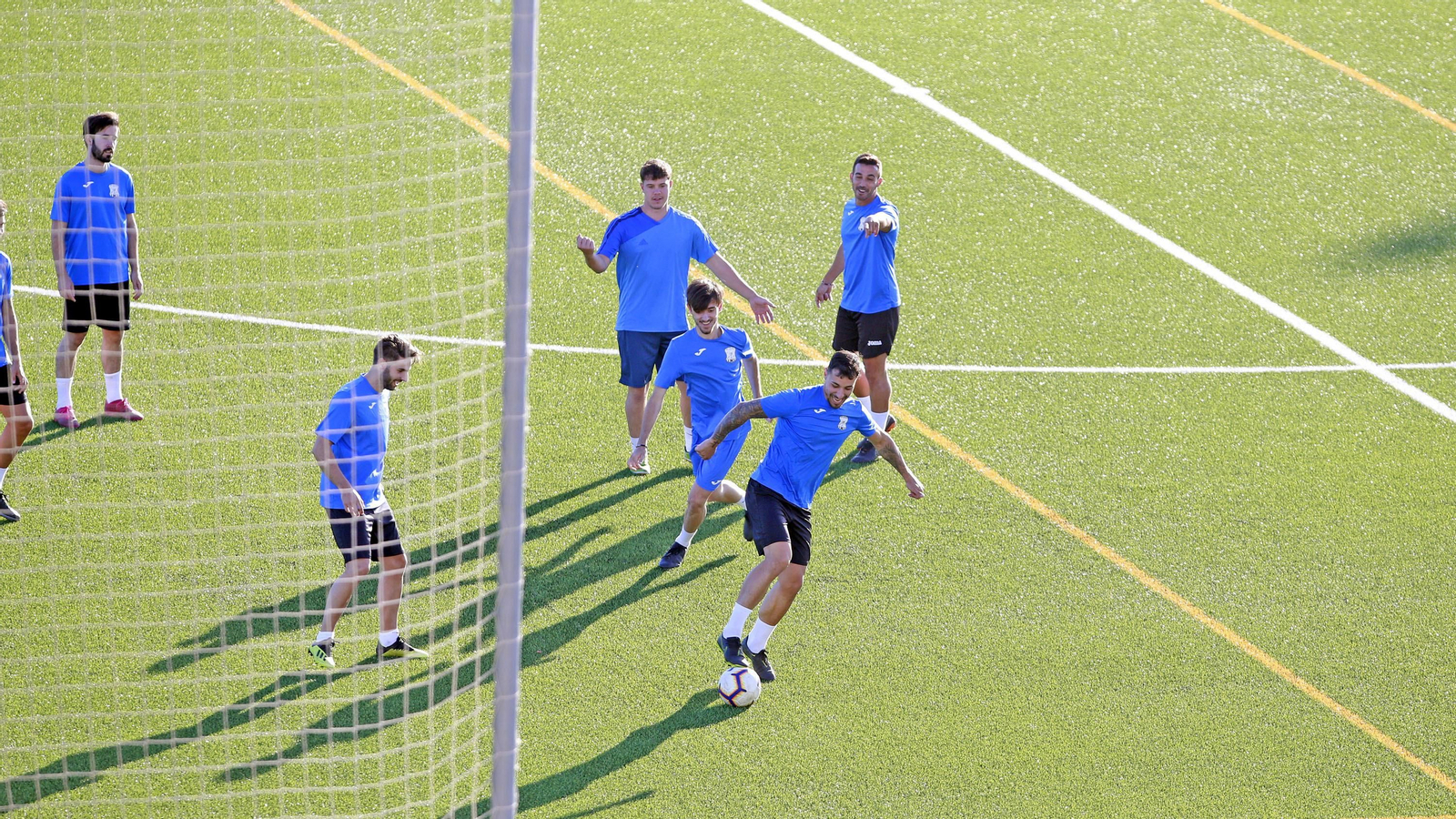 El Jerez Industrial entrenado en Picadueña