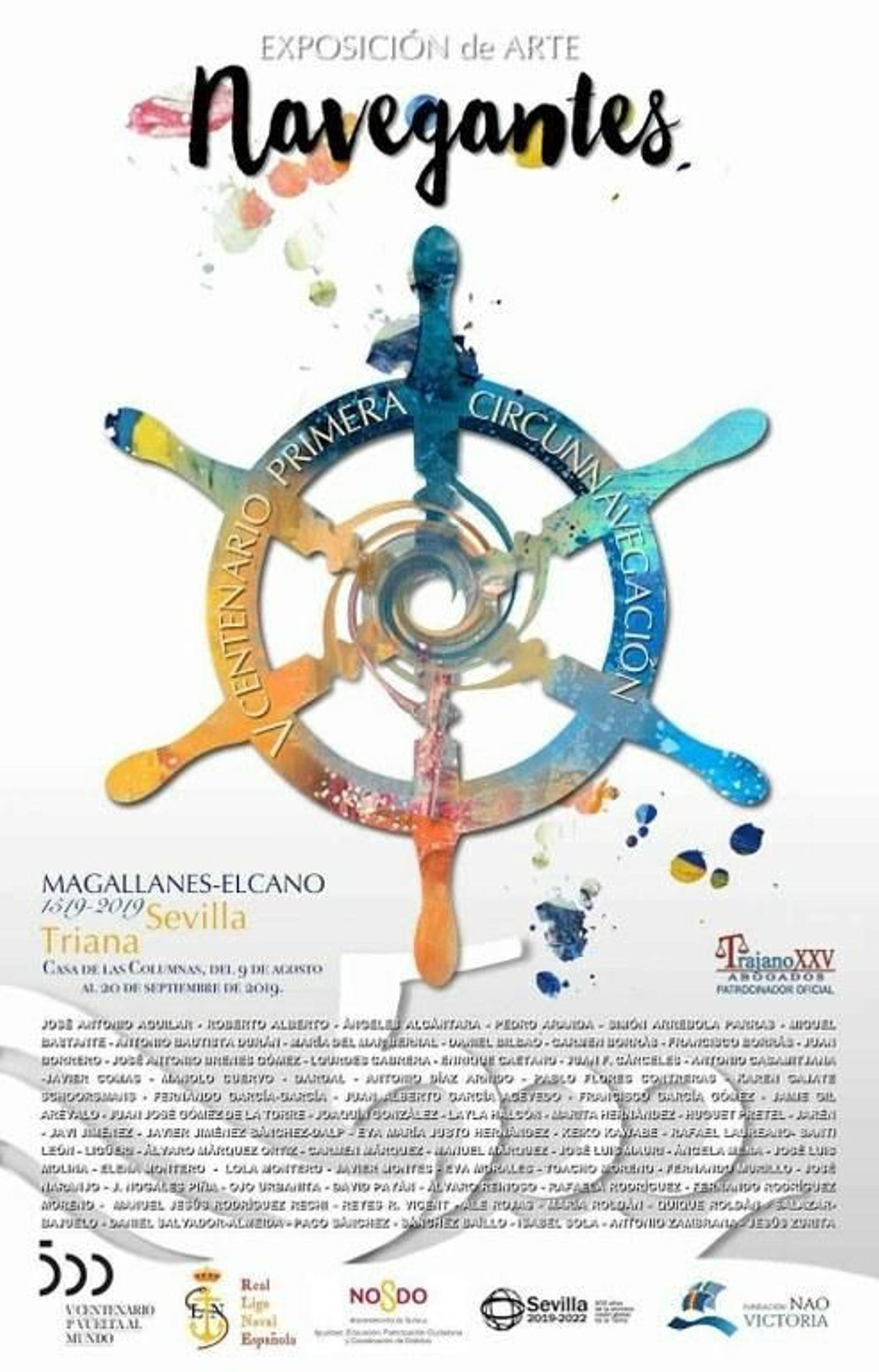 Cartel de la exposición 'Navegantes'.