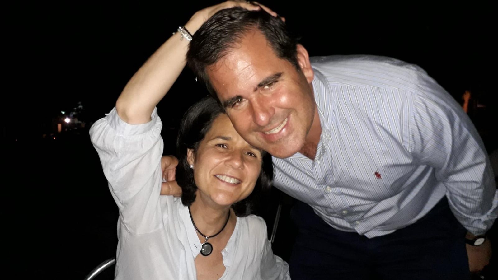 Araceli y su marido, Manolo.