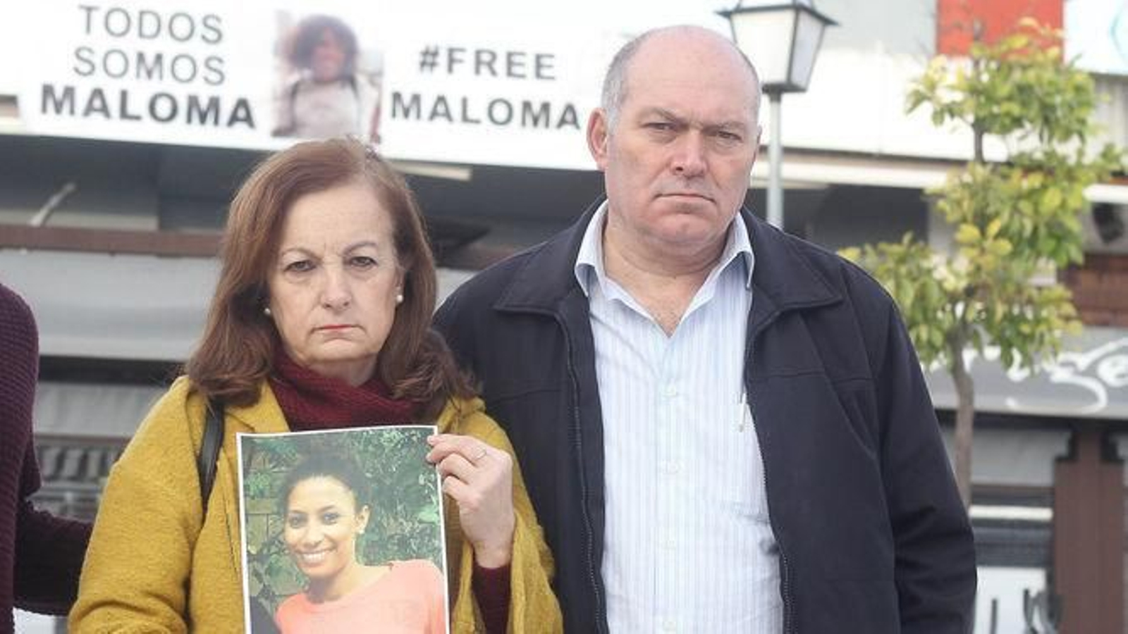 Los padres españoles de Maloma.